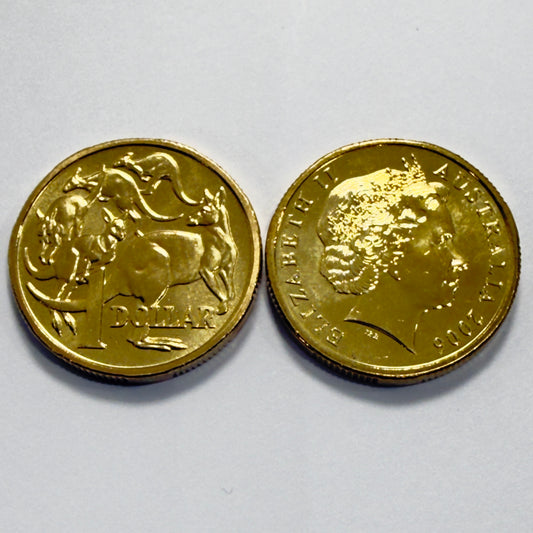 2006 $1 Coin - Uncirculated - Ex Mint Set Coin - comes in 2x2