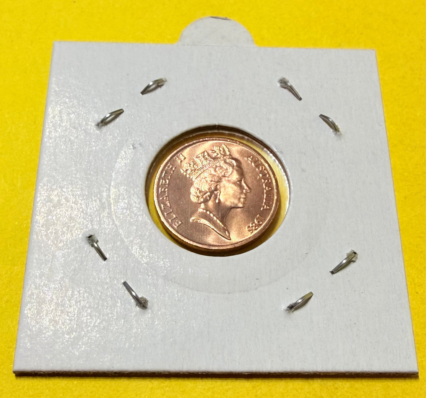 1985 1 Cent Coin - Uncirculated - Ex Mint Roll - Comes In 2x2