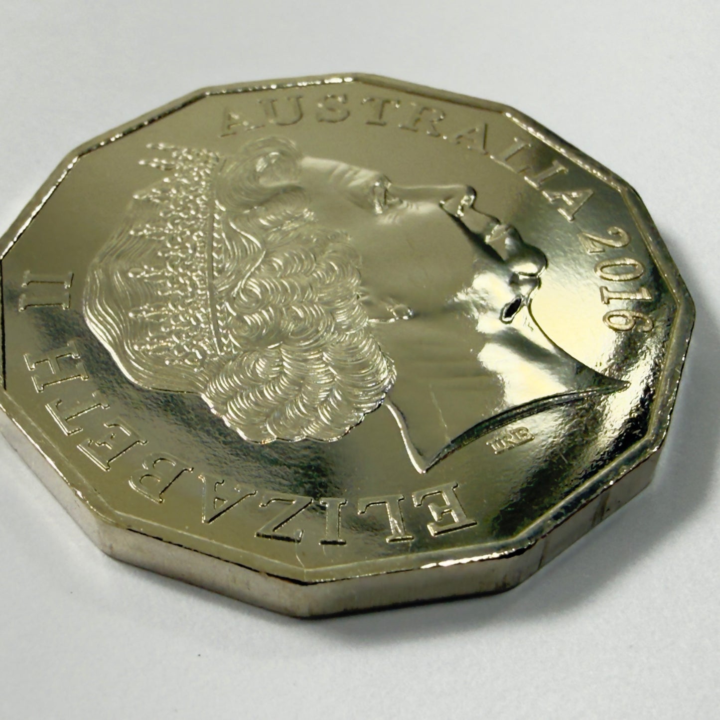 2016 50 Cent Coin - Uncirculated - COA Fifty Cent 50c - comes in 2x2