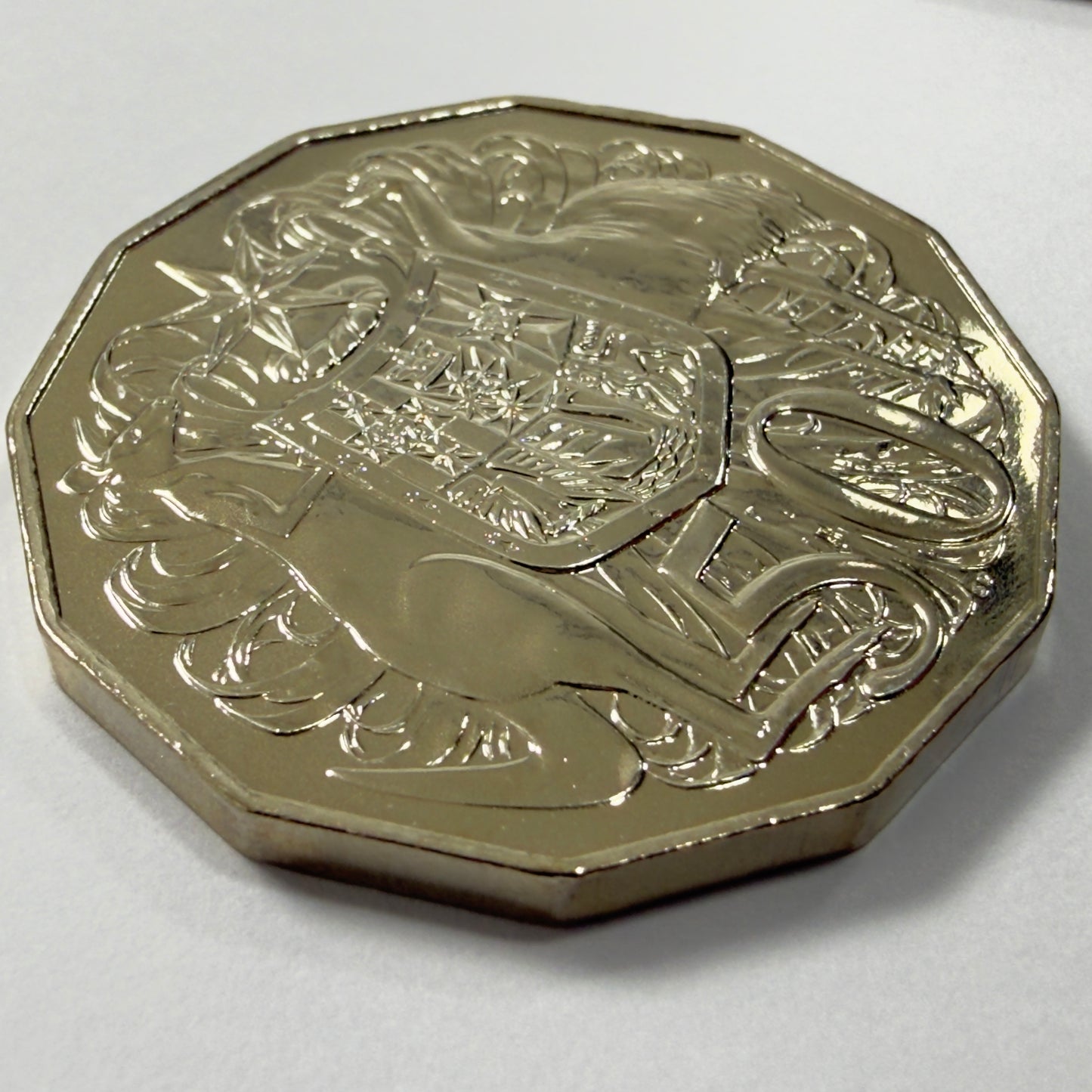 2016 50 Cent Coin - Uncirculated - COA Fifty Cent 50c - comes in 2x2