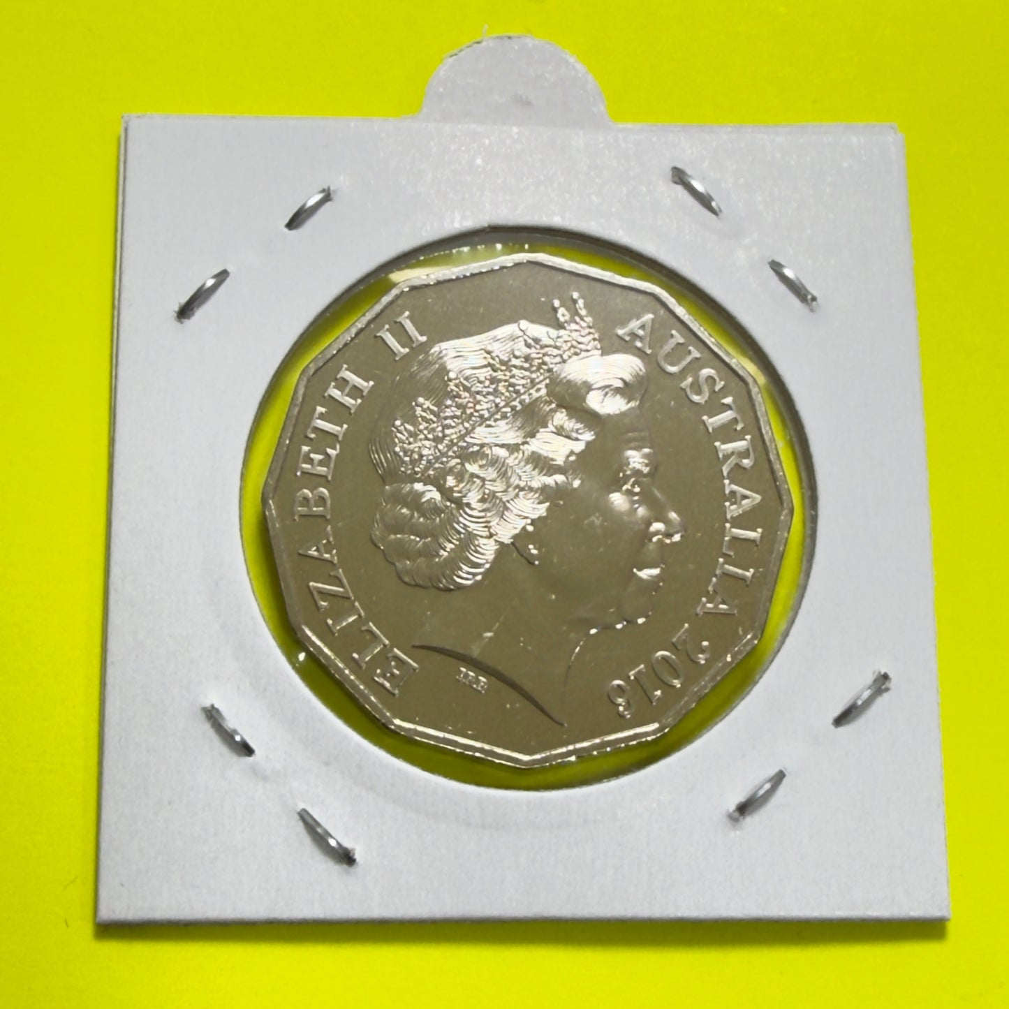 2016 50 Cent Coin - Uncirculated - COA Fifty Cent 50c - comes in 2x2