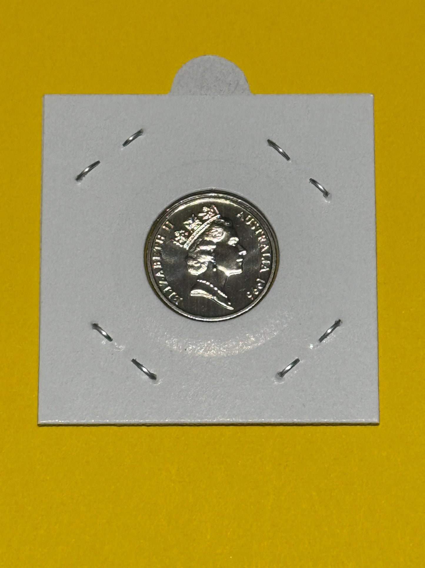 1996 5 Cent Coin - Choice Uncirculated - ex mint set coin - comes in 2x2 - New Age Numismatics