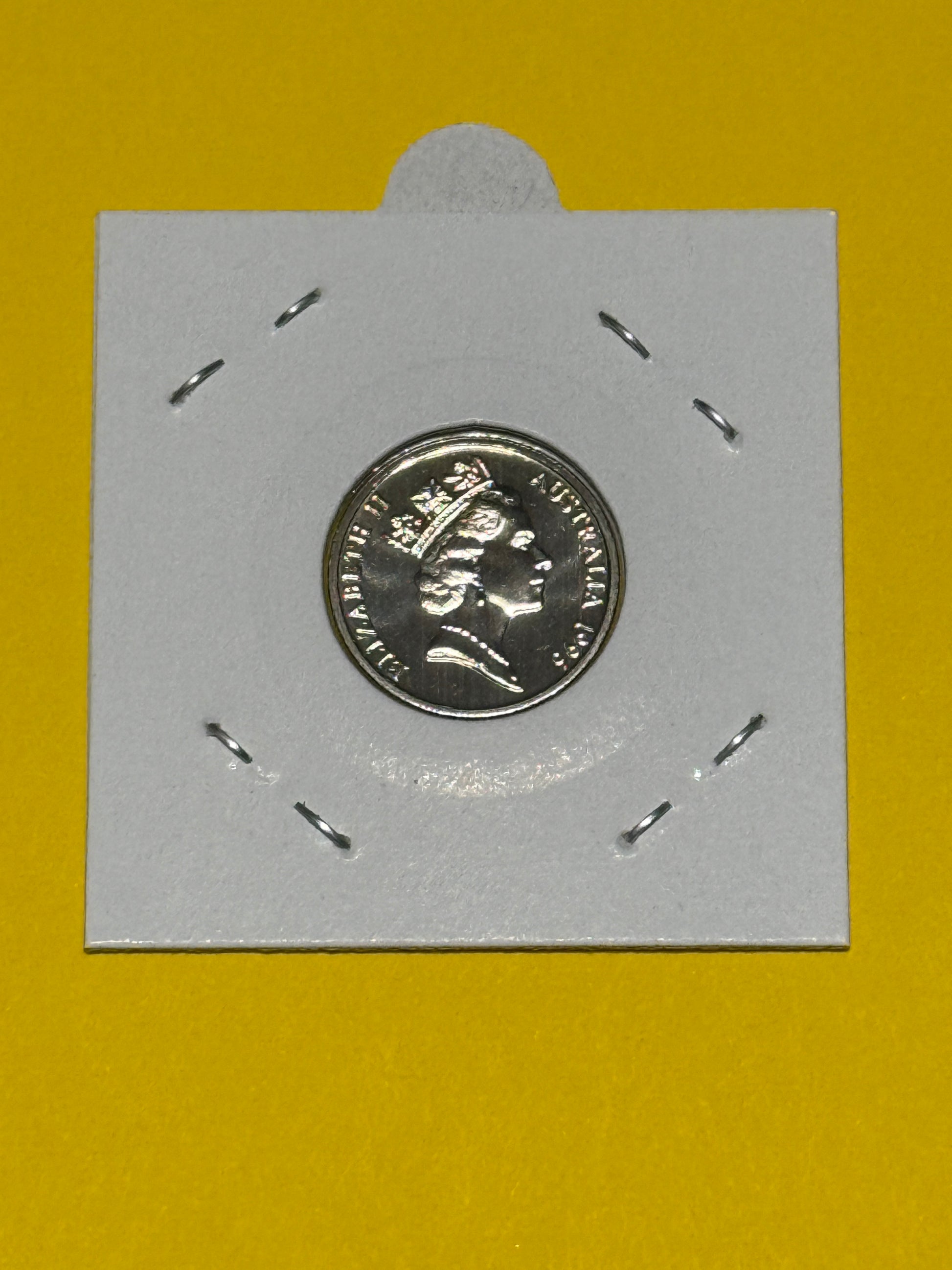 1996 5 Cent Coin - Choice Uncirculated - ex mint set coin - comes in 2x2 - New Age Numismatics