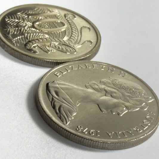 1978 10 Cent Coin - Uncirculated - ex Mint roll - Ten Cent 10c - comes in 2x2