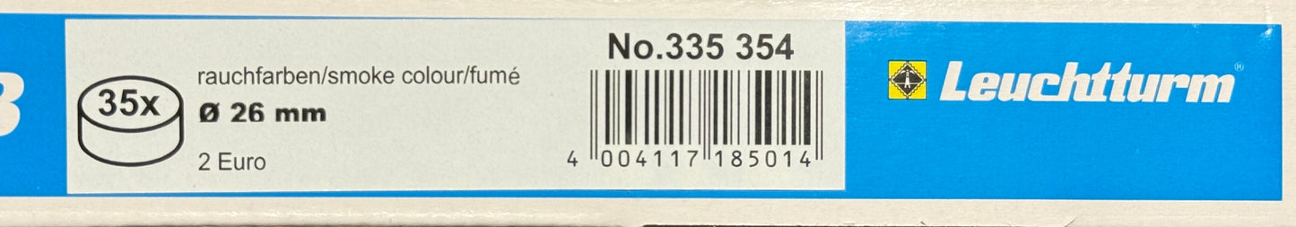 Leuchtturm 26mm Coin Box MB - to Suit 25-26mm Capsules Australian $1 - New Age Numismatics