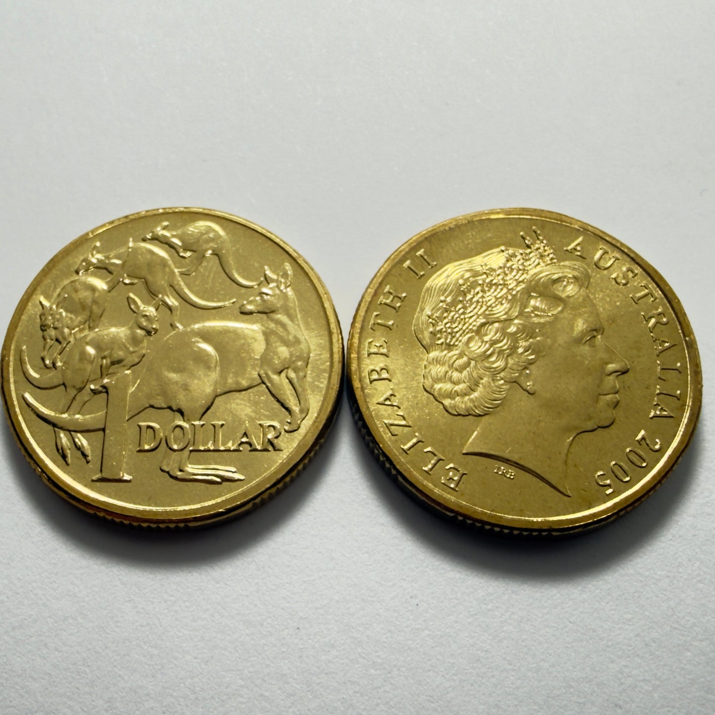 2005 $1 Coin - Mob of Roos - Uncirculated - One Dollar - comes in 2x2