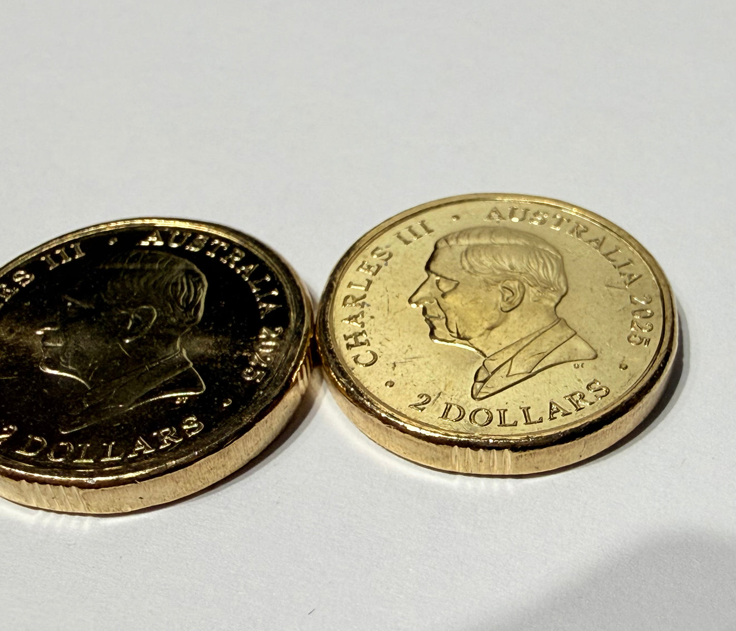 2025 $2 Coin - Coloured Australian Open Pair - Uncirculated in 2x2