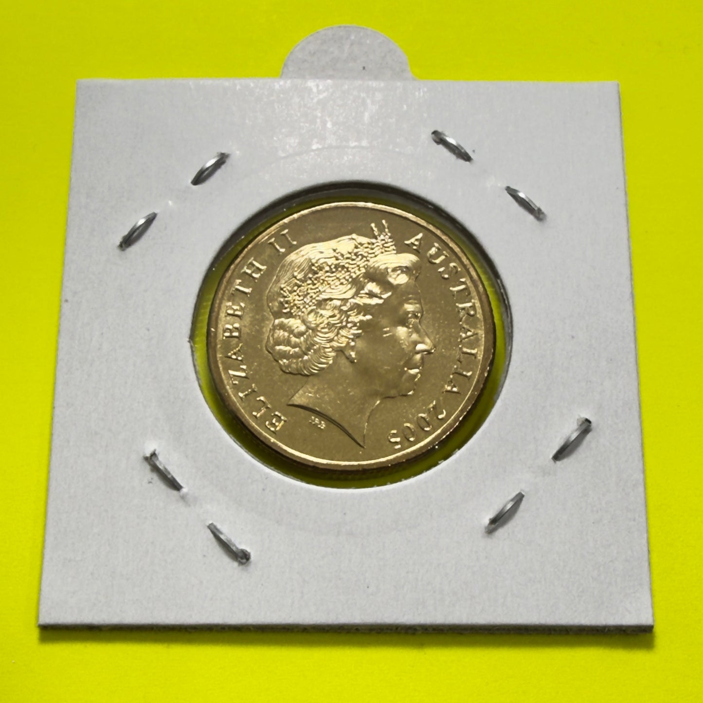2005 $1 Coin - Mob of Roos - Uncirculated - One Dollar - comes in 2x2