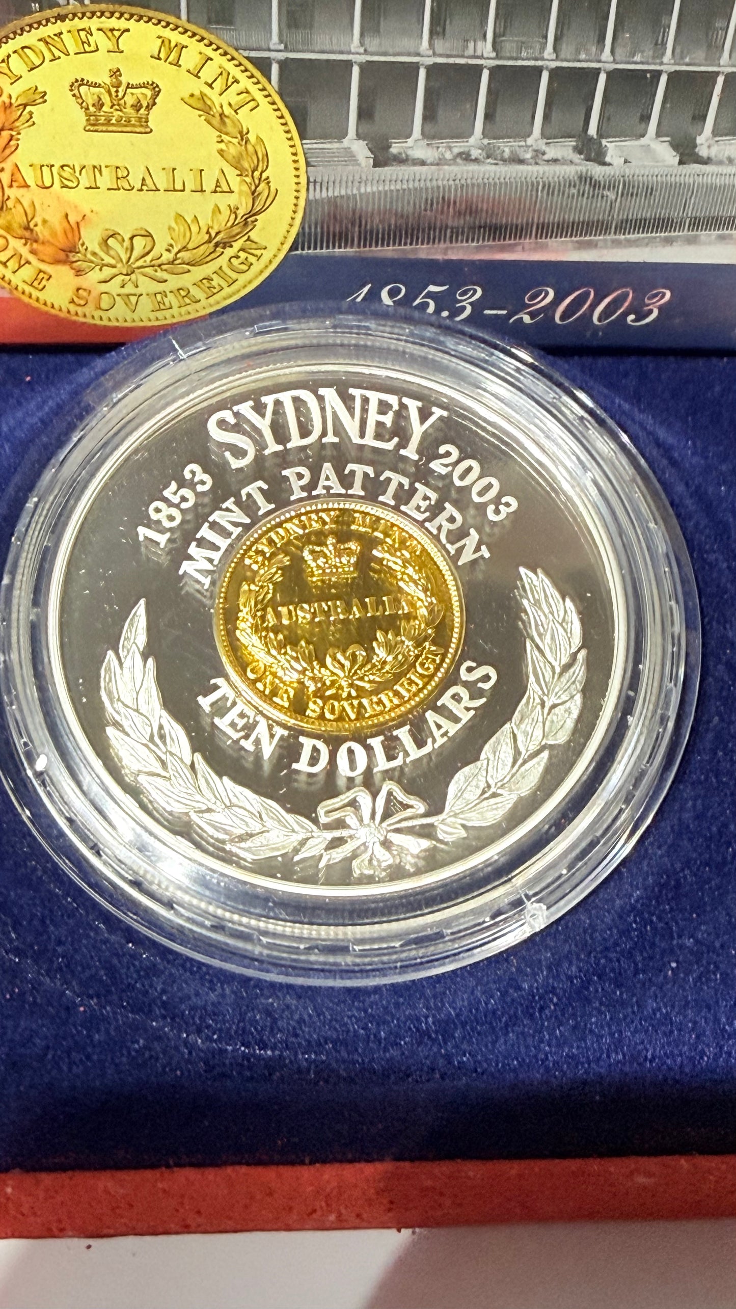 2003 Sydney Mint Pattern - 150 Years Mint Pattern Silver Proof Coin - 60.5 gram Coin