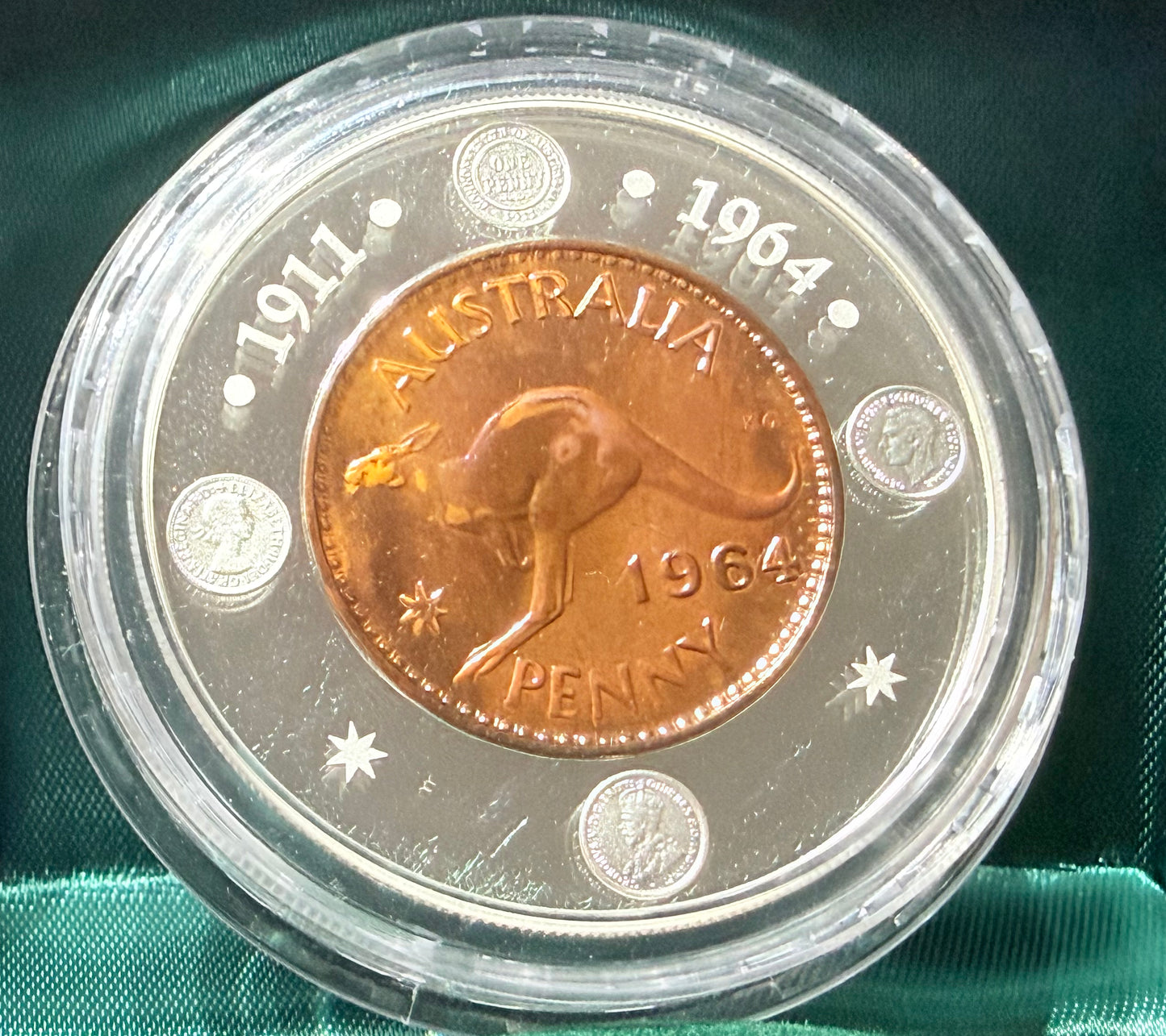 2004 $1 Silver Proof Coin - 40th Anniversary of the last Penny