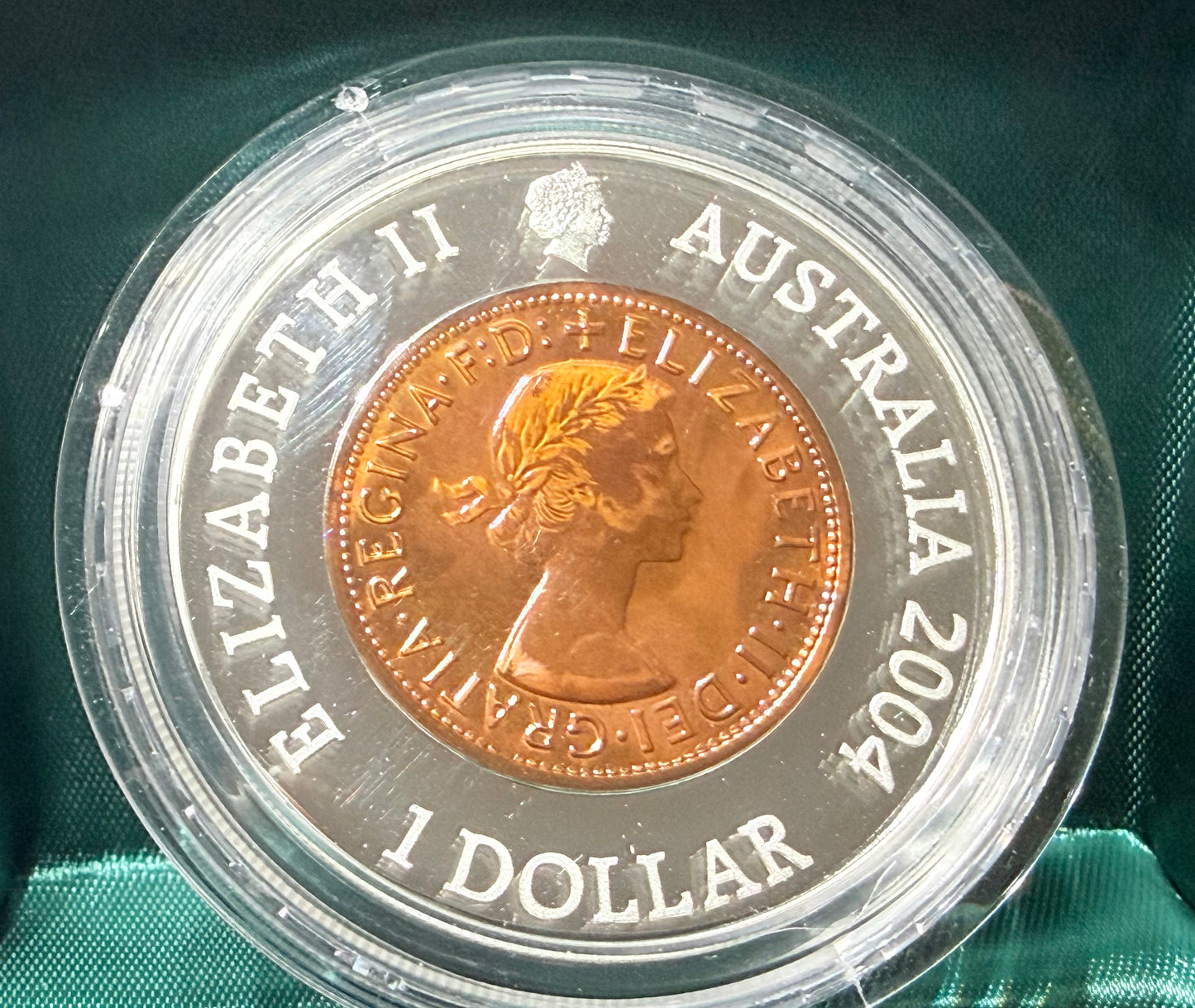 2004 $1 Silver Proof Coin - 40th Anniversary of the last Penny