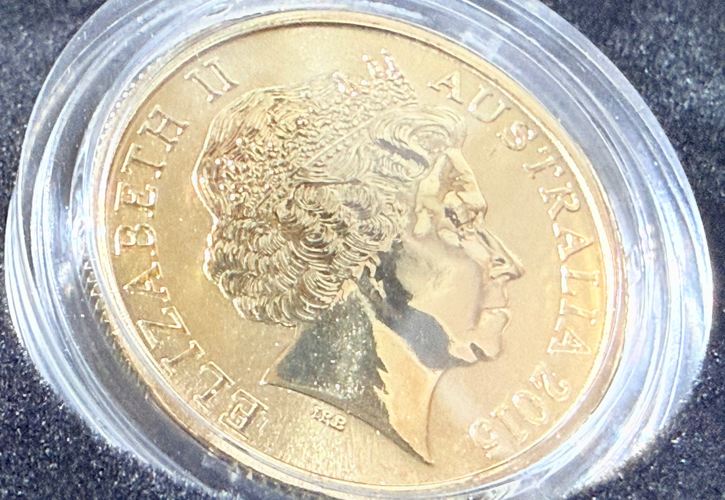 2015 $1 Coloured Frosted Uncirculated Coin - Moments That Matter - NRL Grand Finals