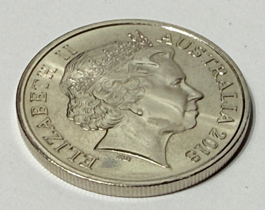 2018 10 Cent Coin - Uncirculated - Low Mintage 3.253 million - comes in 2x2