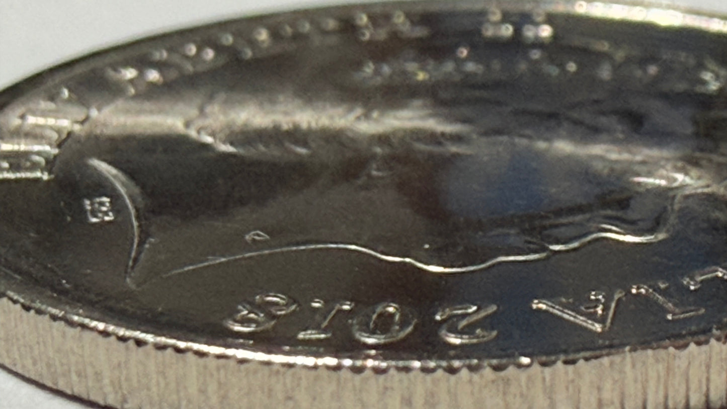 2018 10 Cent Coin - Uncirculated - Low Mintage 3.253 million - comes in 2x2