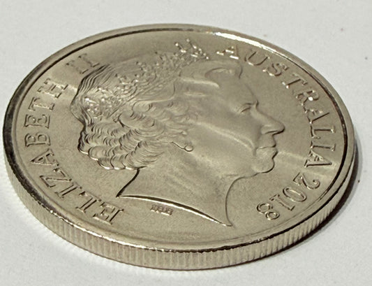 2018 10 Cent Coin - Uncirculated - Low Mintage 3.253 million - comes in 2x2