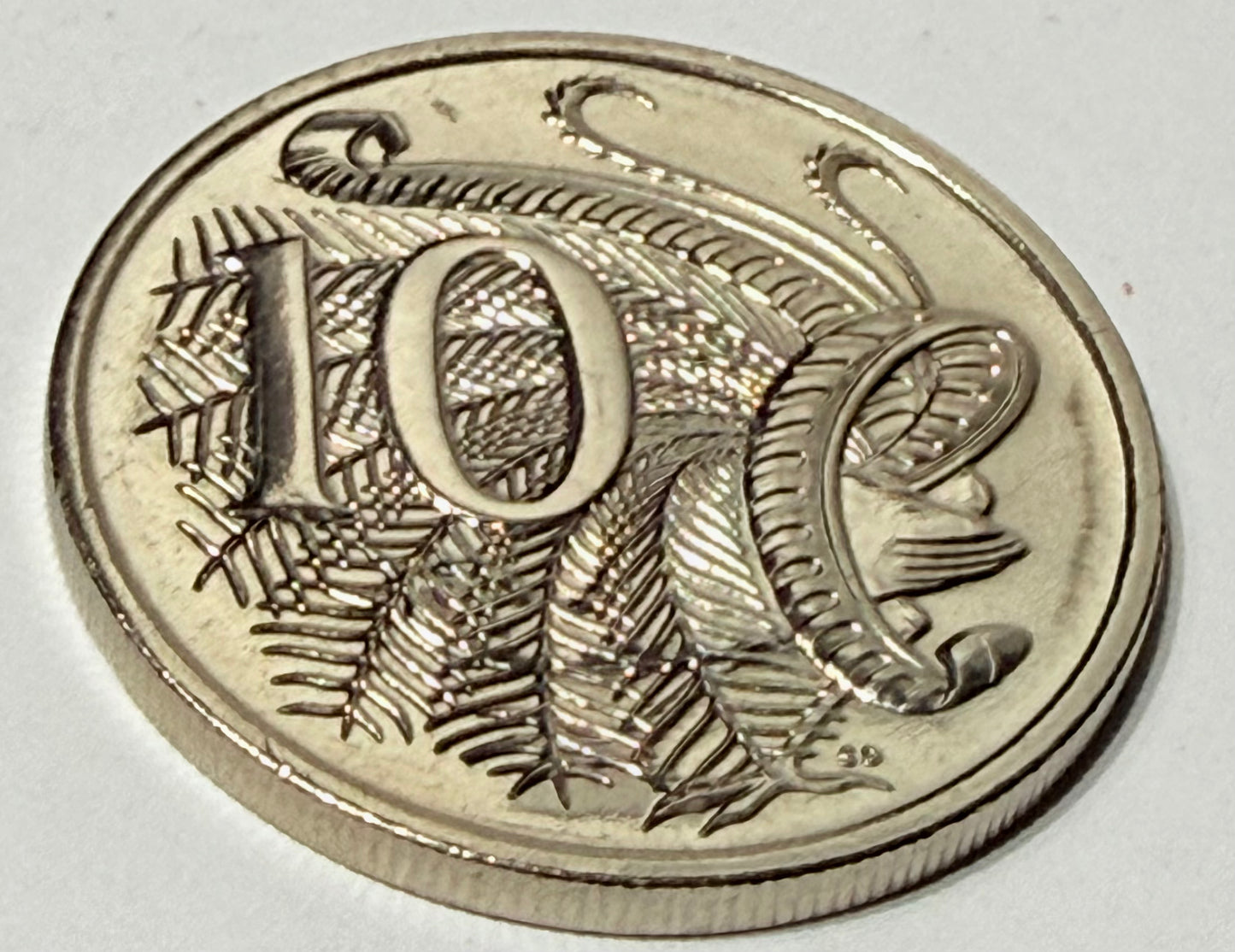2018 10 Cent Coin - Uncirculated - Low Mintage 3.253 million - comes in 2x2
