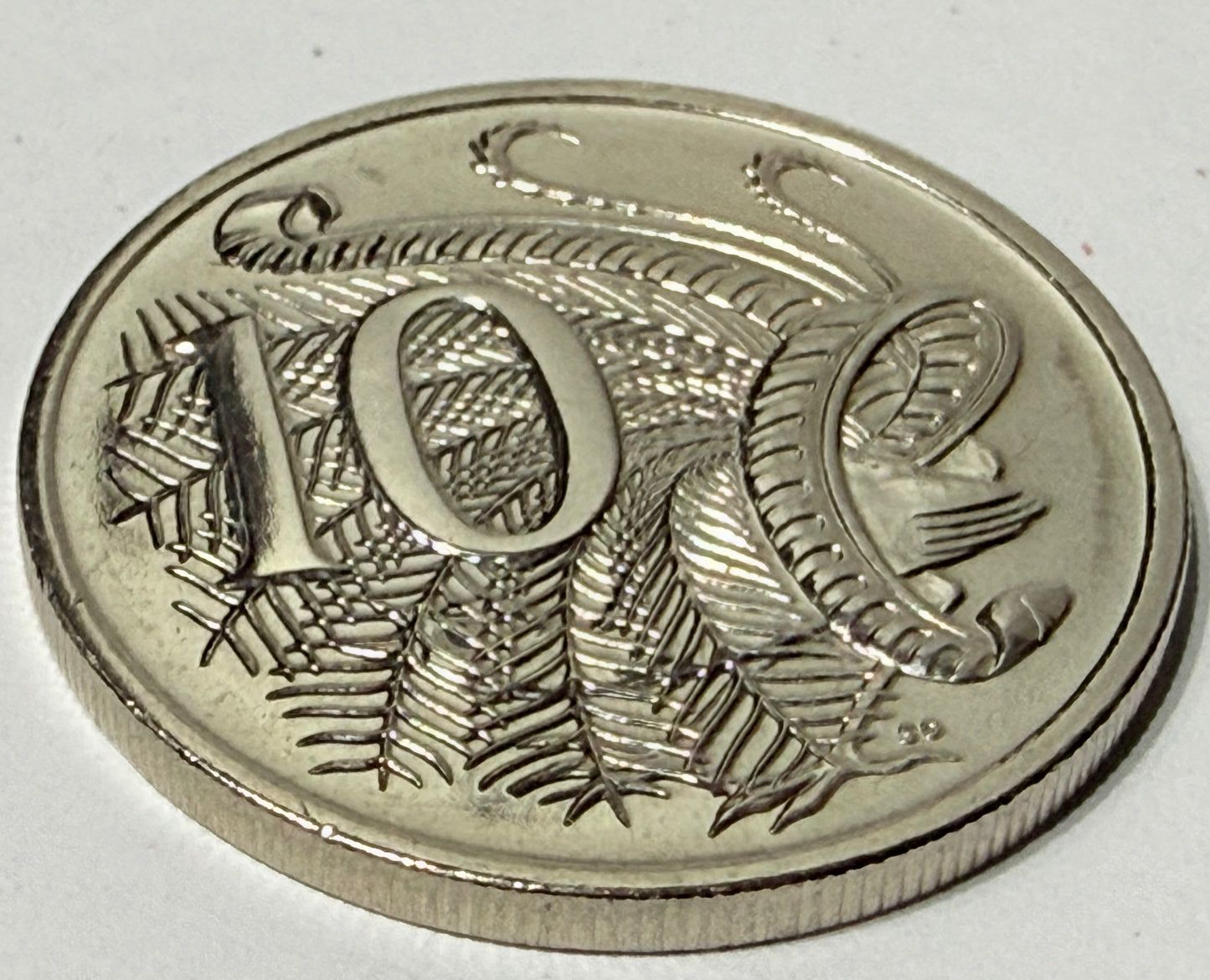 2018 10 Cent Coin - Uncirculated - Low Mintage 3.253 million - comes in 2x2