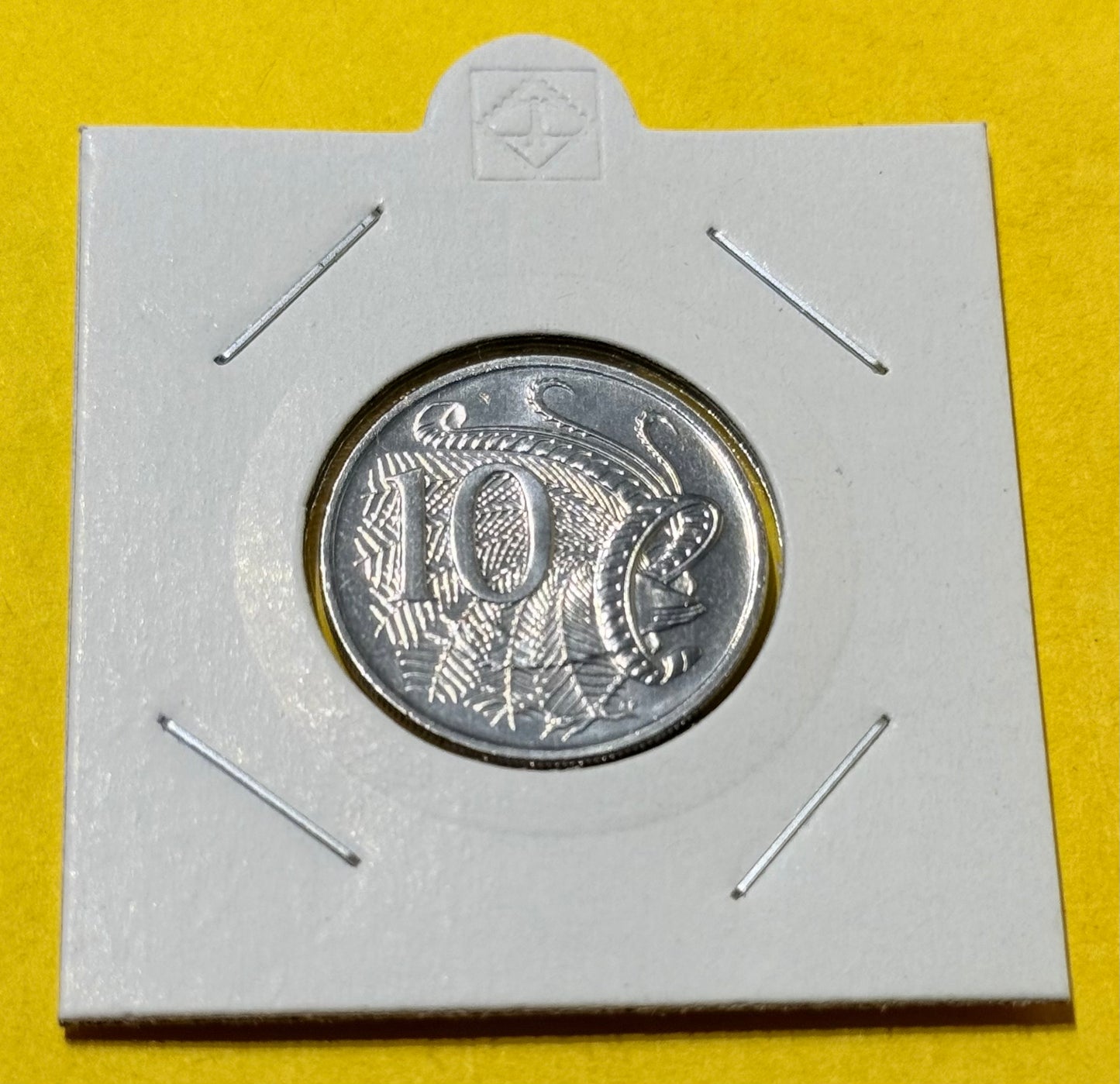 2018 10 Cent Coin - Uncirculated - Low Mintage 3.253 million - comes in 2x2