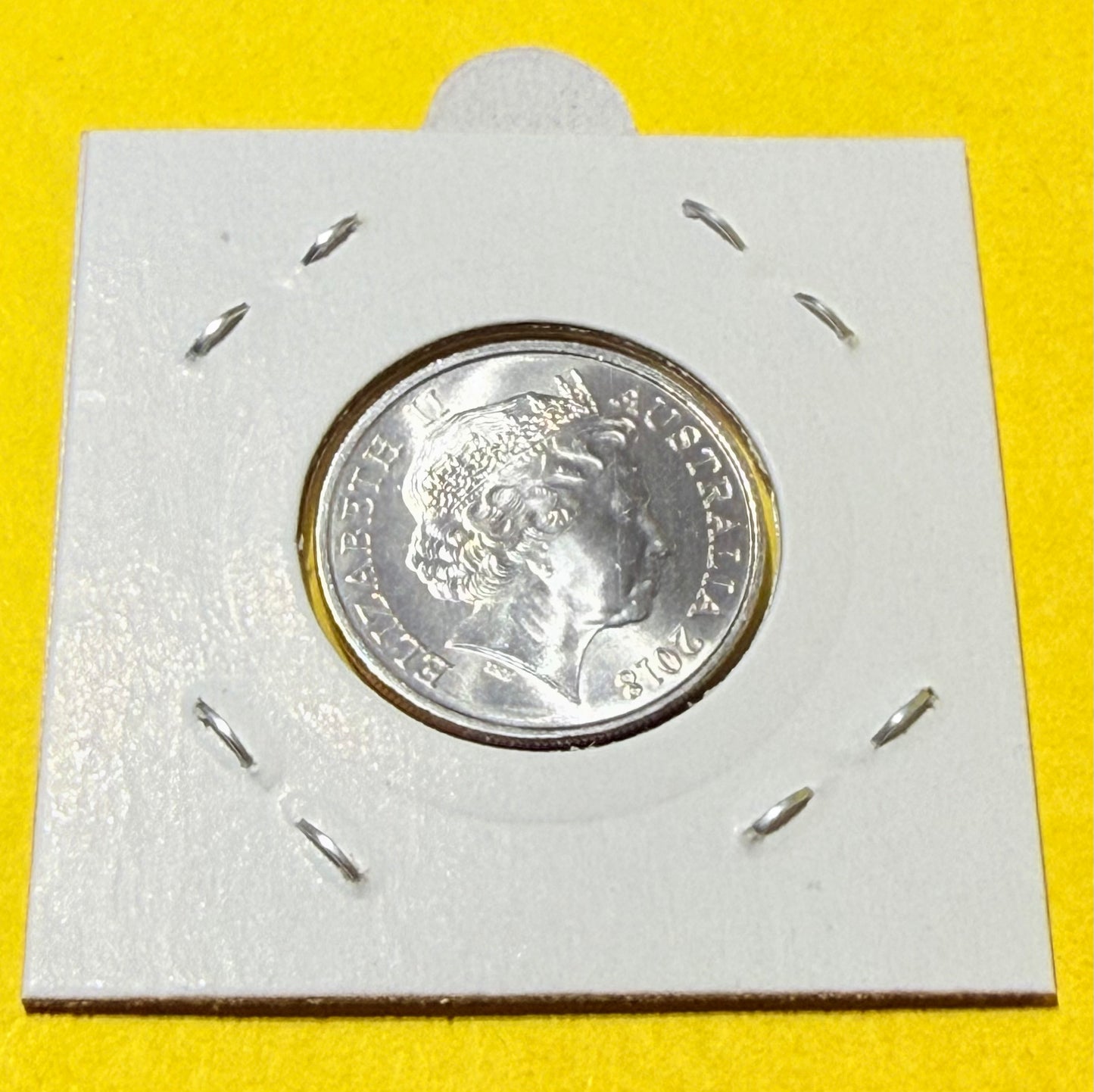 2018 10 Cent Coin - Uncirculated - Low Mintage 3.253 million - comes in 2x2