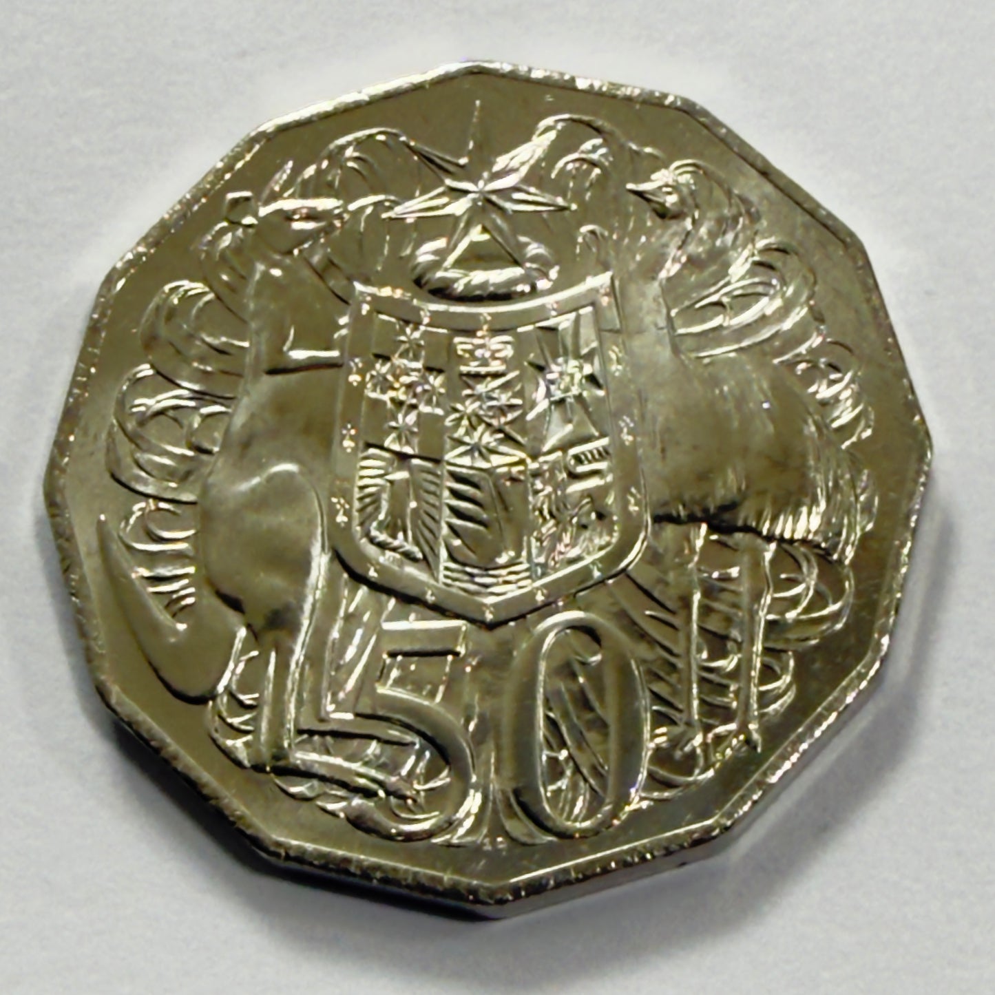 2026 50 Cent Coin COA - Coat Of Arms - Uncirculated - comes in 2x2