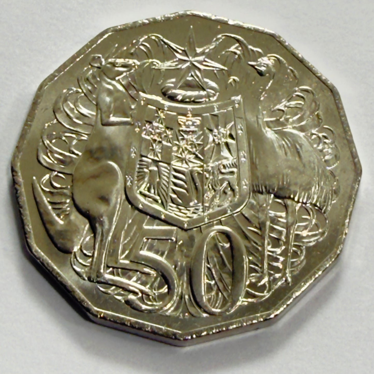 2026 50 Cent Coin COA - Coat Of Arms - Uncirculated - comes in 2x2