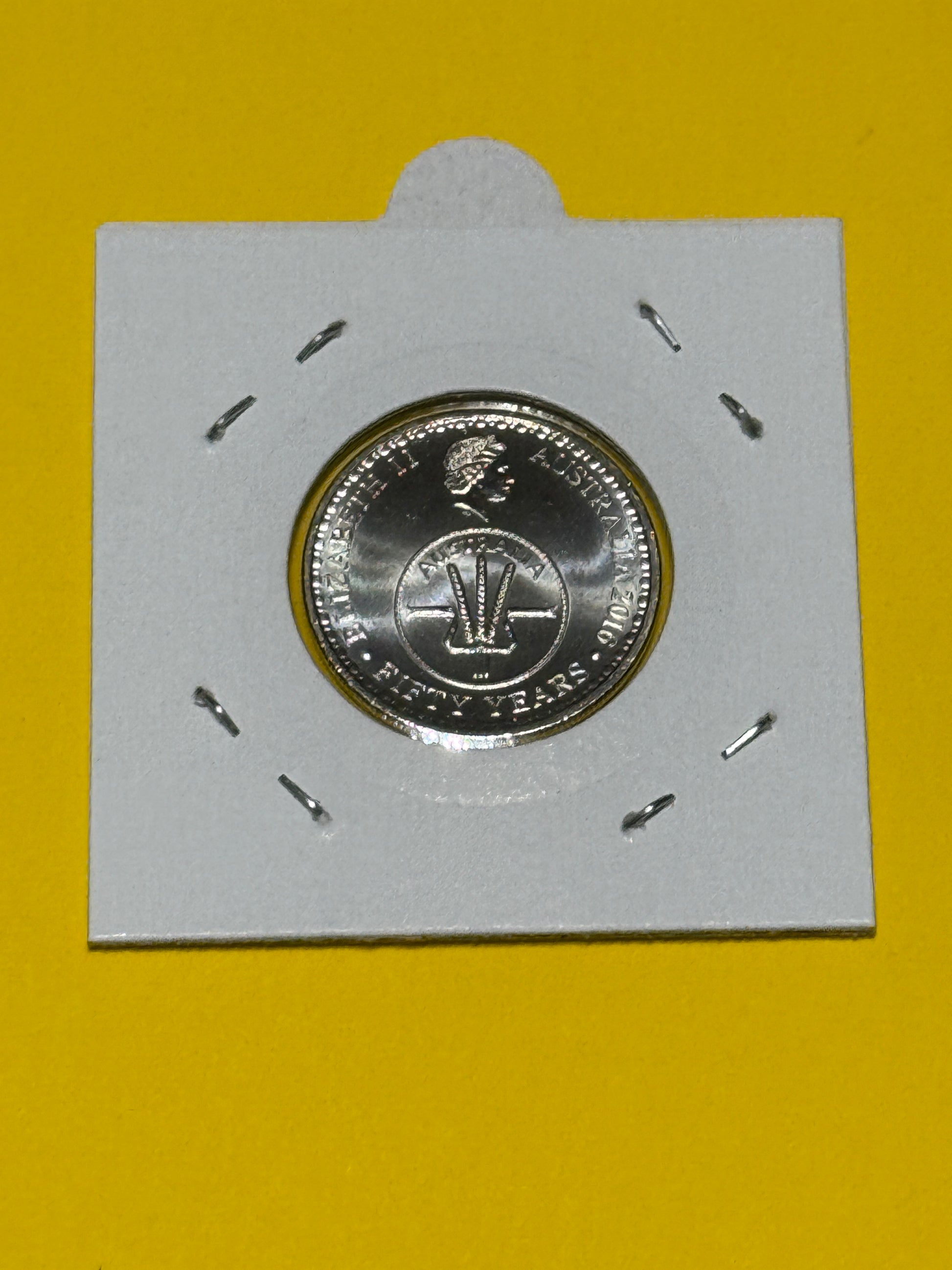2016 10 Cent Coin - Changeover of Decimal Currency - Uncirculated - in 2x2 - New Age Numismatics