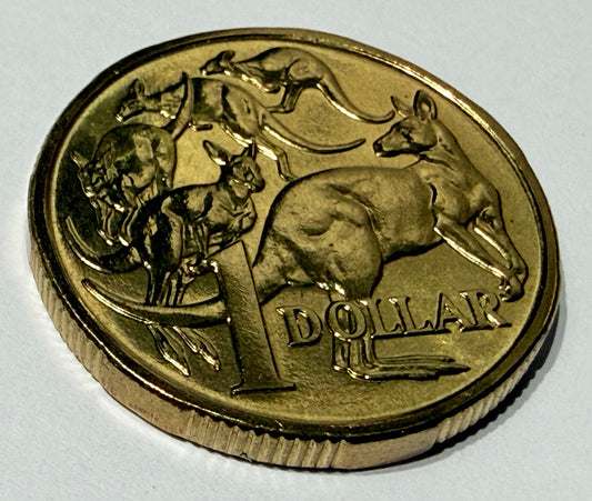 1994 $1 Coin - Mob of Roos - Uncirculated - Ex Mint Set coin - comes in 2x2