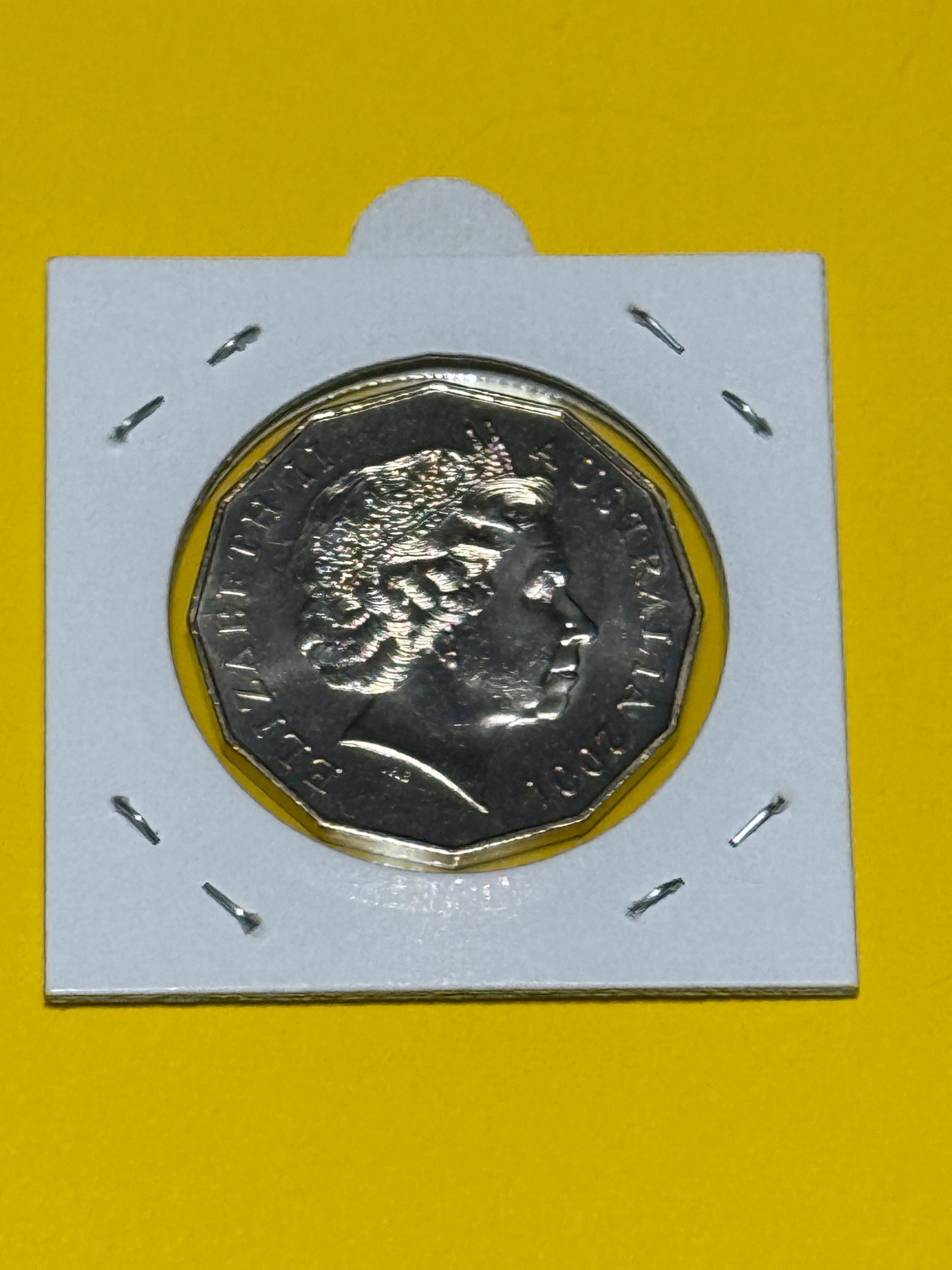 2001 50 Cent - Centenary of Federation - Choice Uncirculated - ex mint set - 2x2 - New Age Numismatics