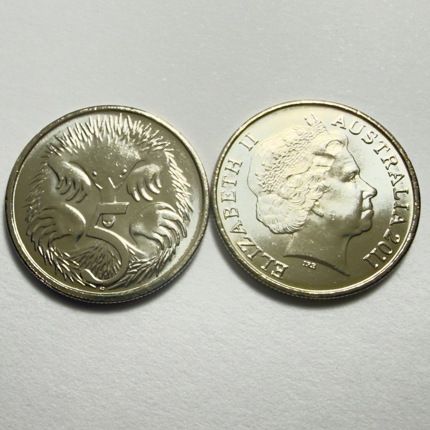 2011 5 Cent Coin - Uncirculated - Five Cent 5c - comes in 2x2
