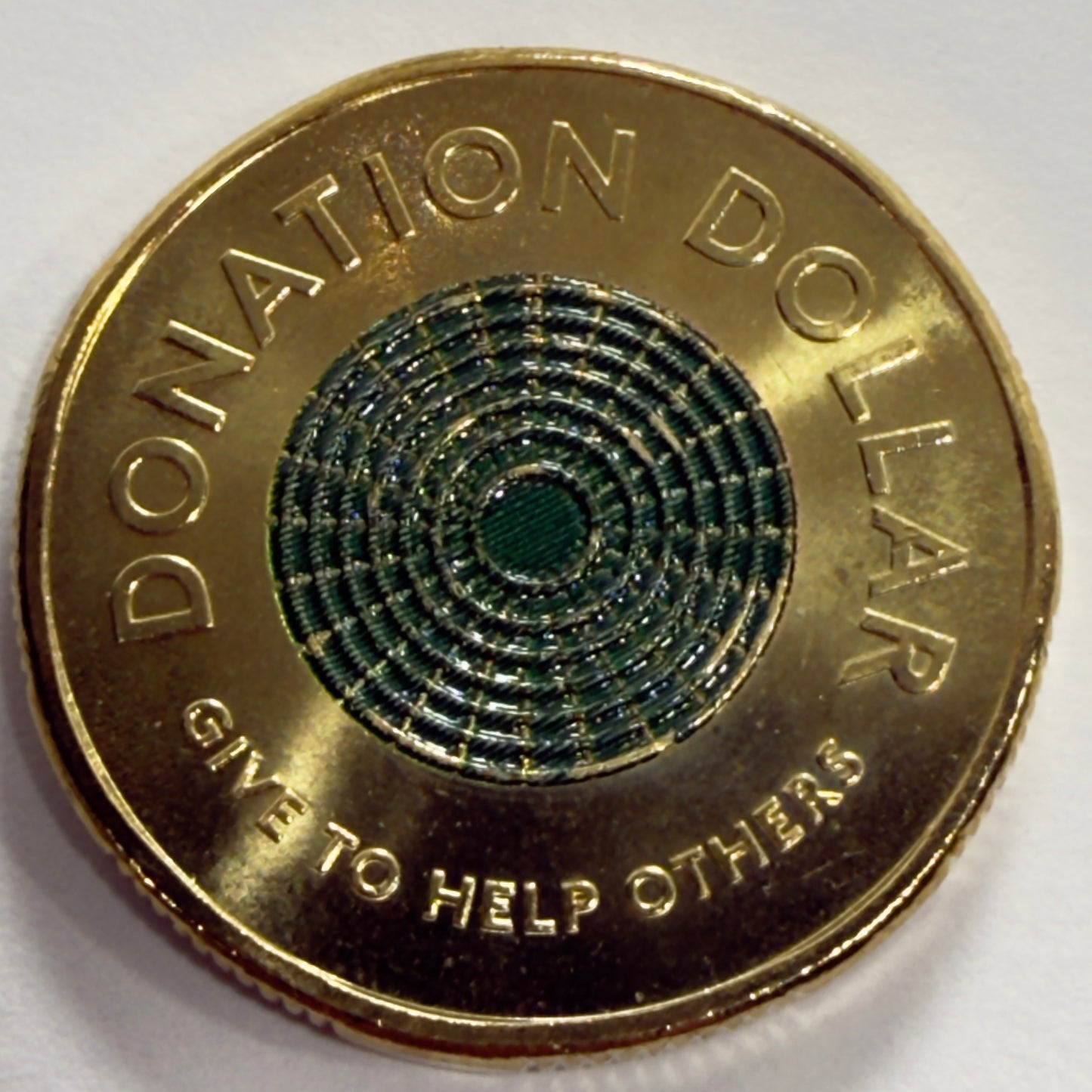2021 One Dollar Coin - $1 Donation Dollar - Coloured $1 - comes in 2x2