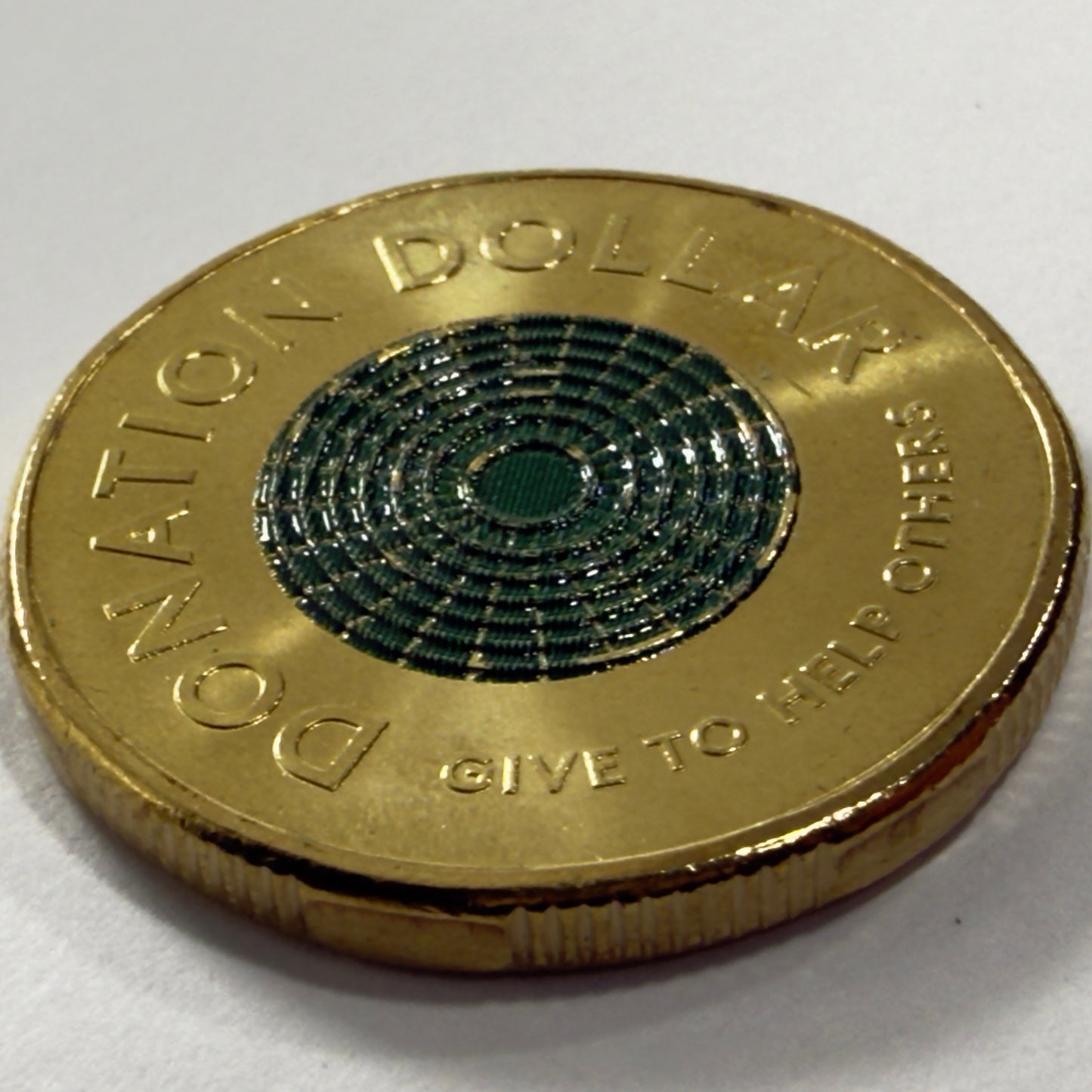 2021 One Dollar Coin - $1 Donation Dollar - Coloured $1 - comes in 2x2