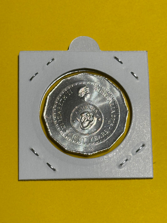 2016 50 Cent Coin - Uncirculated - Changeover Coin - comes in 2x2 - New Age Numismatics