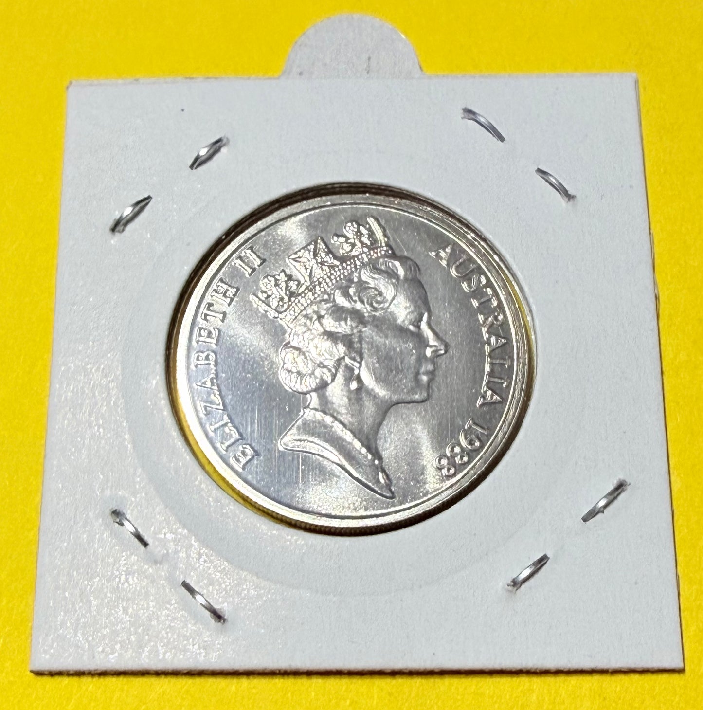 1988 20 Cent Coin - Uncirculated - Mint Set ONLY Coin - comes in 2x2