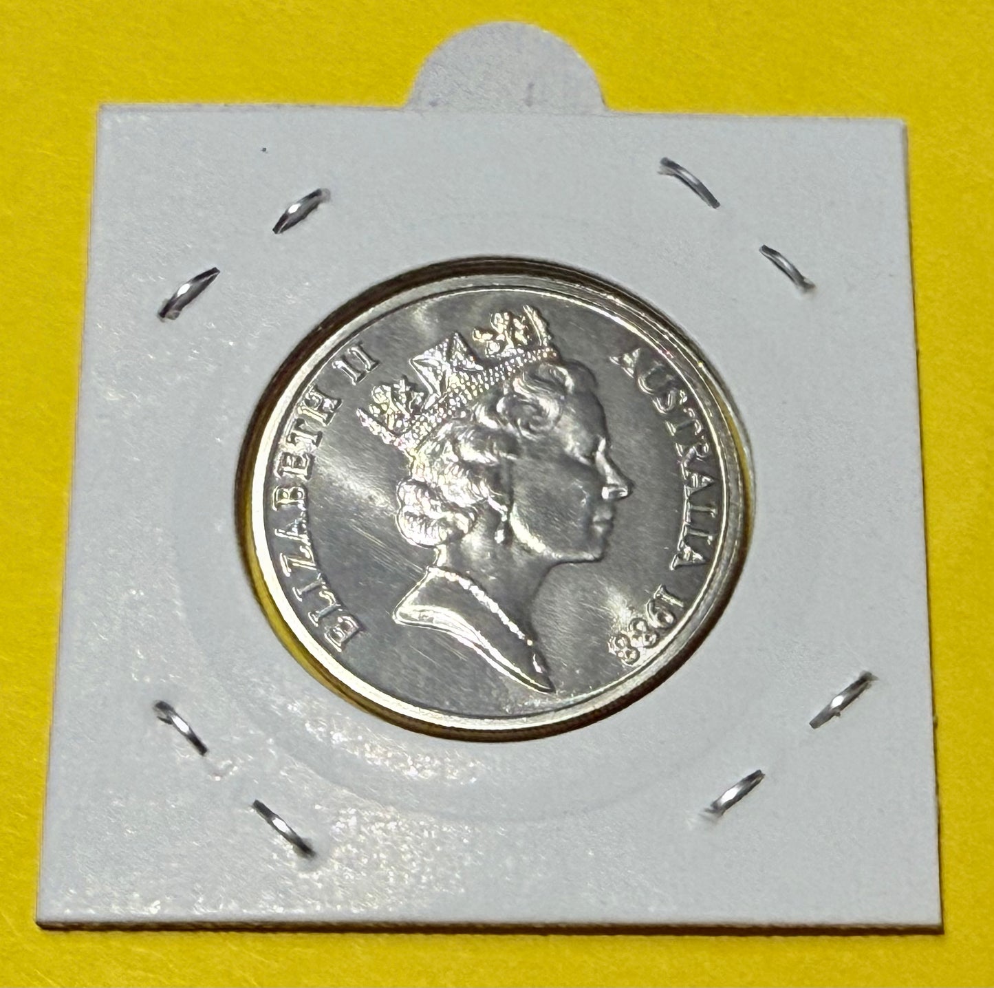 1988 20 Cent Coin - Uncirculated - Mint Set ONLY Coin - comes in 2x2