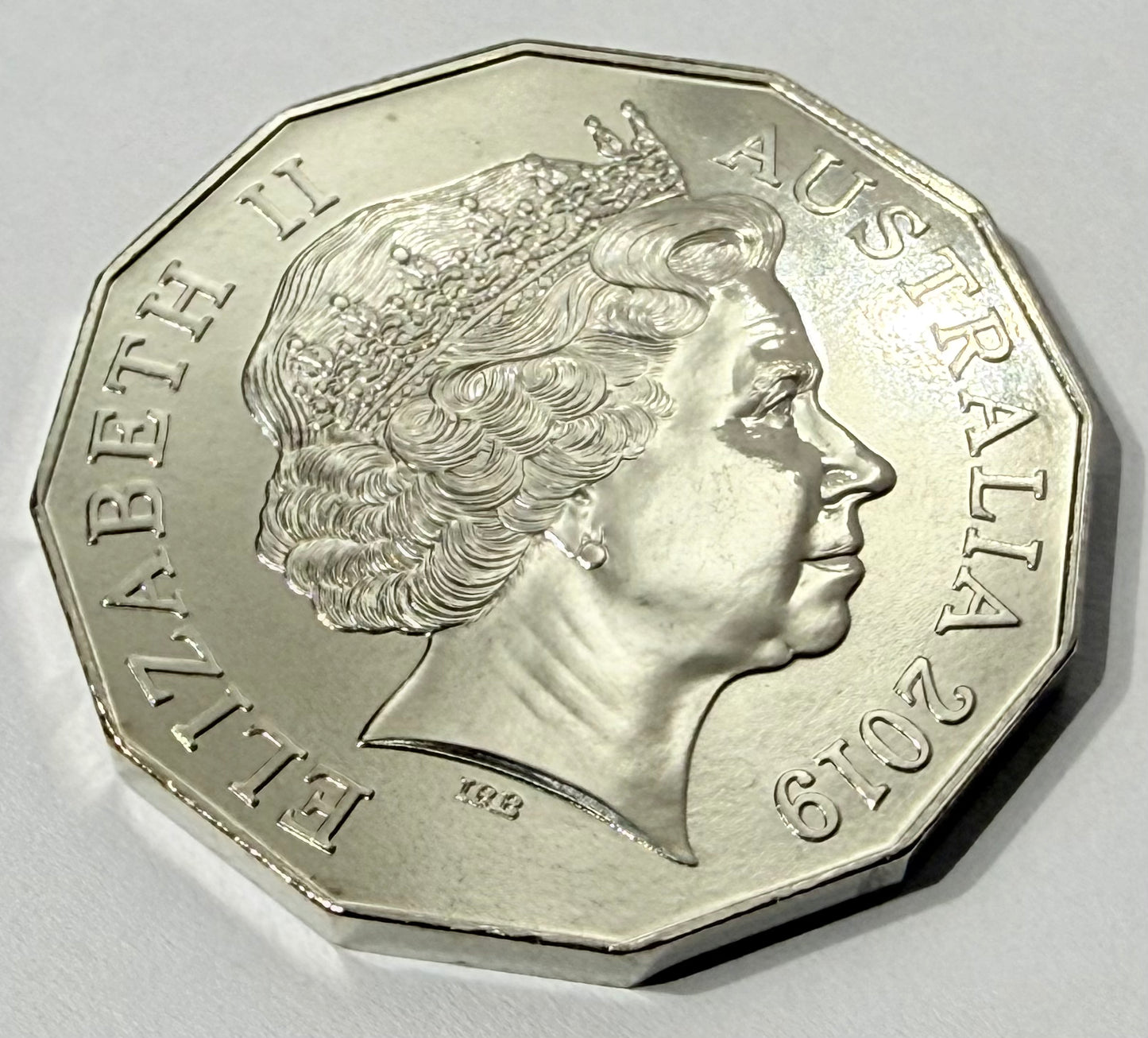 2019 50 Cent Coin - Choice Uncirculated - IRB Effigy - X Mint set - comes in 2x2