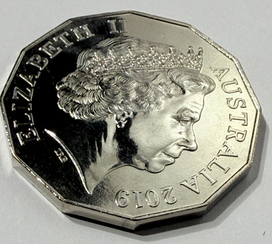 2019 50 Cent Coin - Choice Uncirculated - IRB Effigy - X Mint set - comes in 2x2