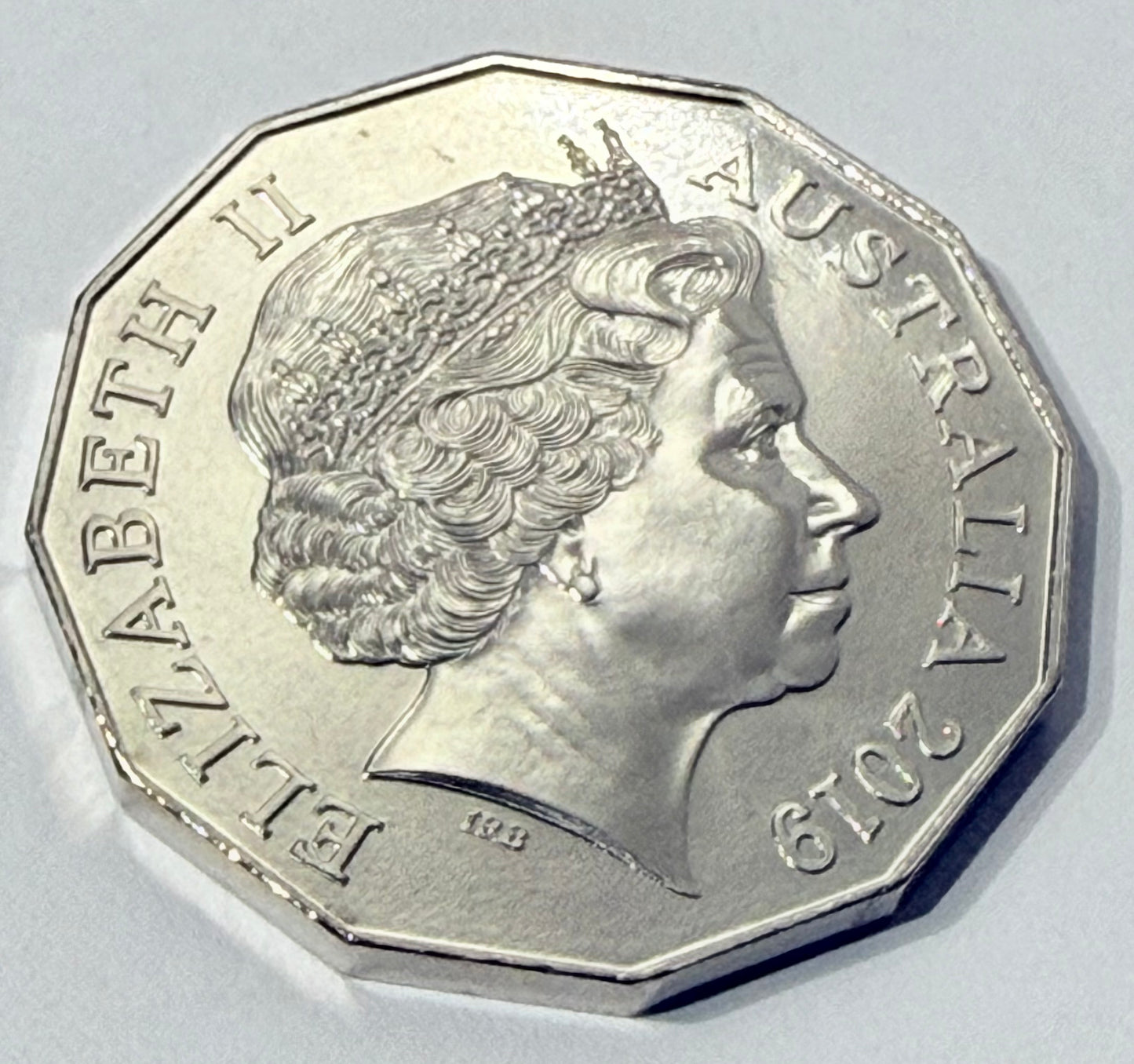 2019 50 Cent Coin - Choice Uncirculated - IRB Effigy - X Mint set - comes in 2x2