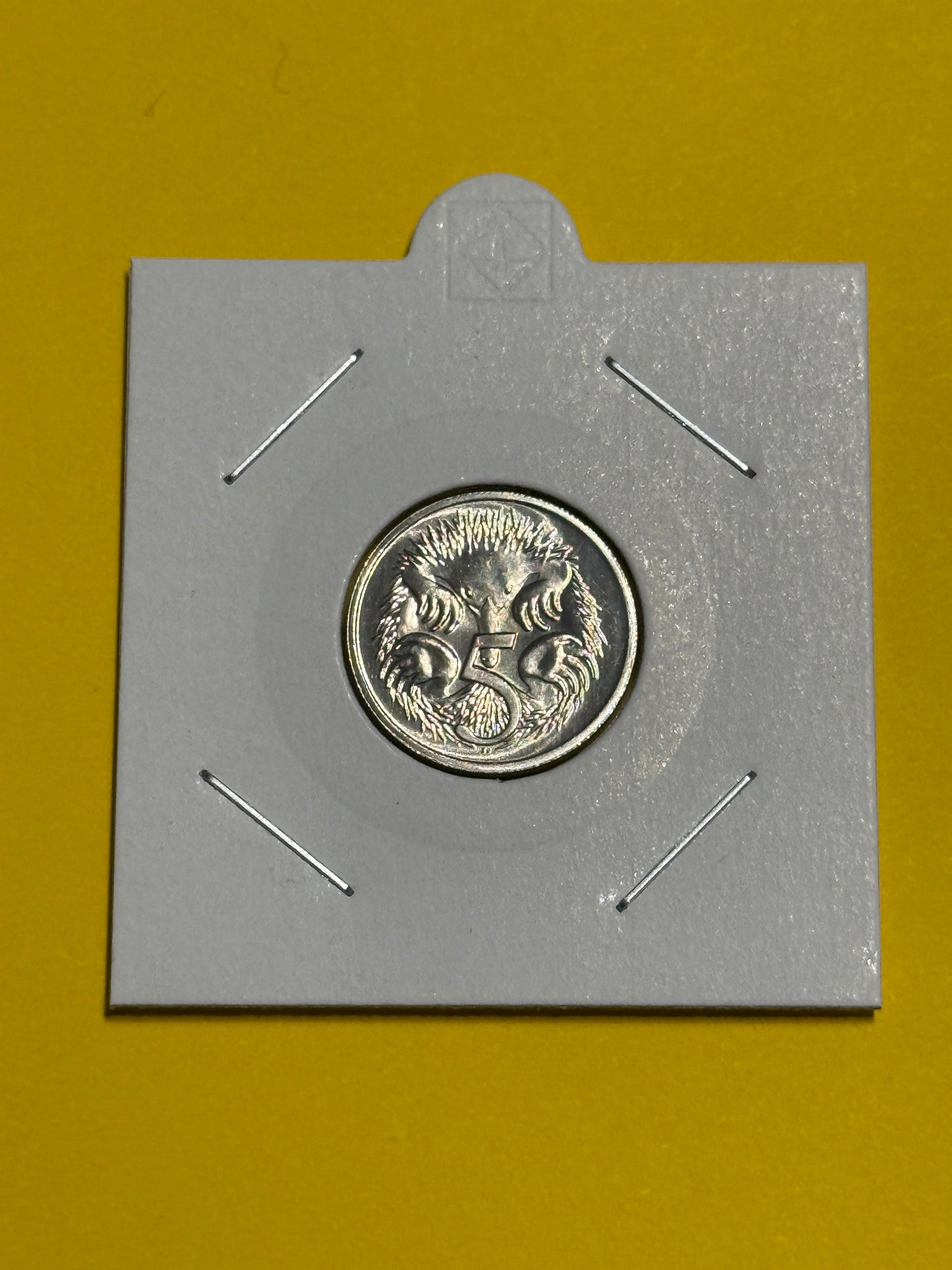 1985 5 Cent Coin - Choice Uncirculated - mint set ONLY coin - comes in 2x2 - New Age Numismatics