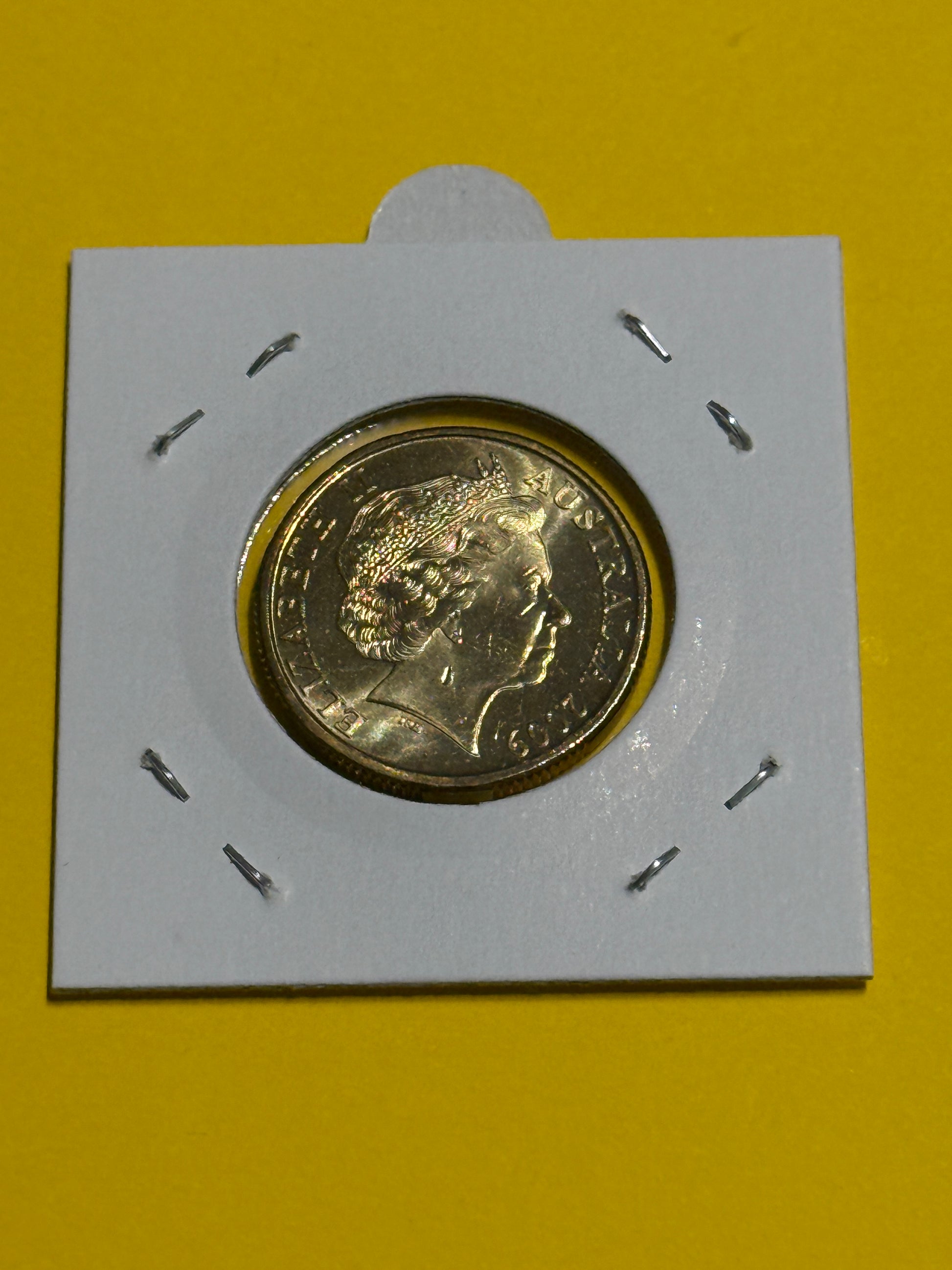 2009 $1 Coin - Centenary Of Age Pension - Uncirculated - One Dollar - In 2x2 - New Age Numismatics