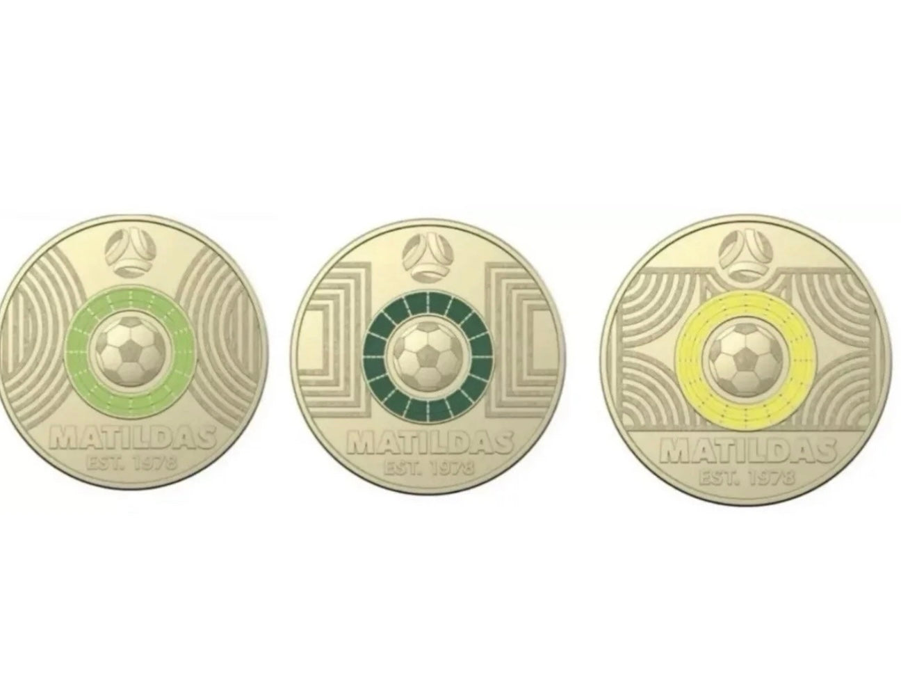 2023 $2 Matildas 3 Coin Set - Uncirculated - FIFA Two Dollar - come in 2x2s - New Age Numismatics