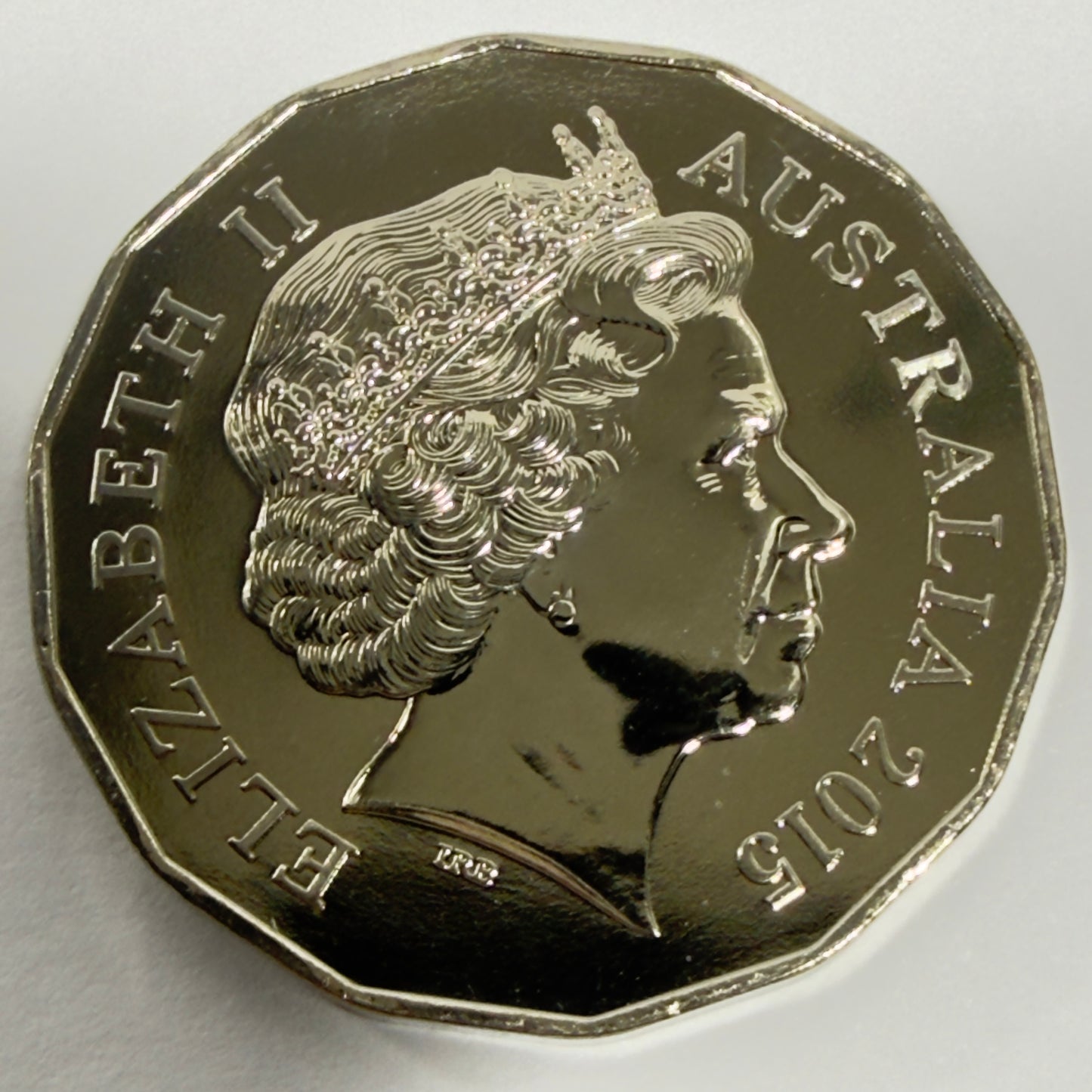 2015 50 Cent Tetra-Decagon - Lunar Year of the Goat GEM Uncirculated in Capsule