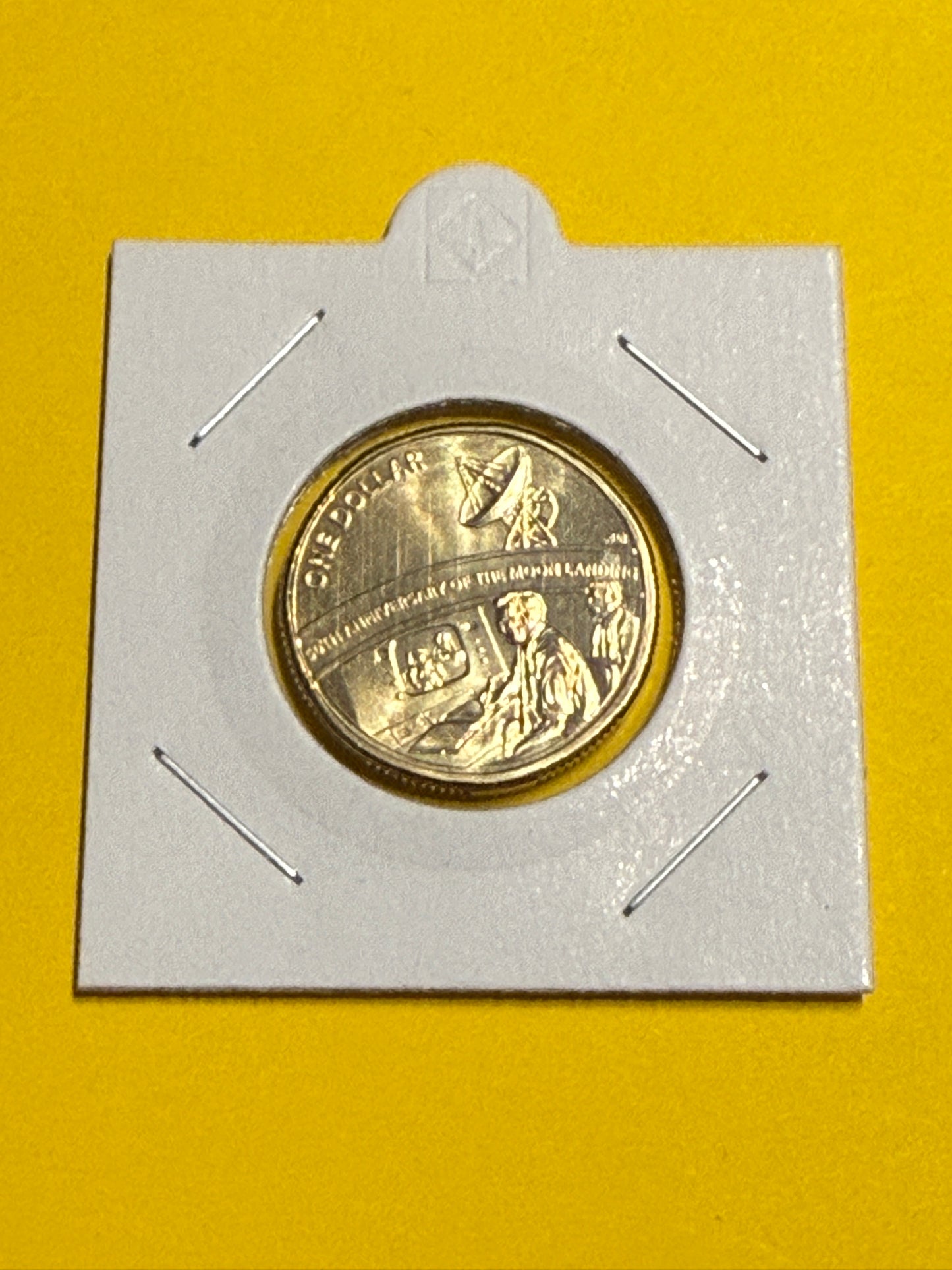 2019 $1 Coin - Uncirculated - Moon Landing Anniversary - Mint Set Only Coin - New Age Numismatics