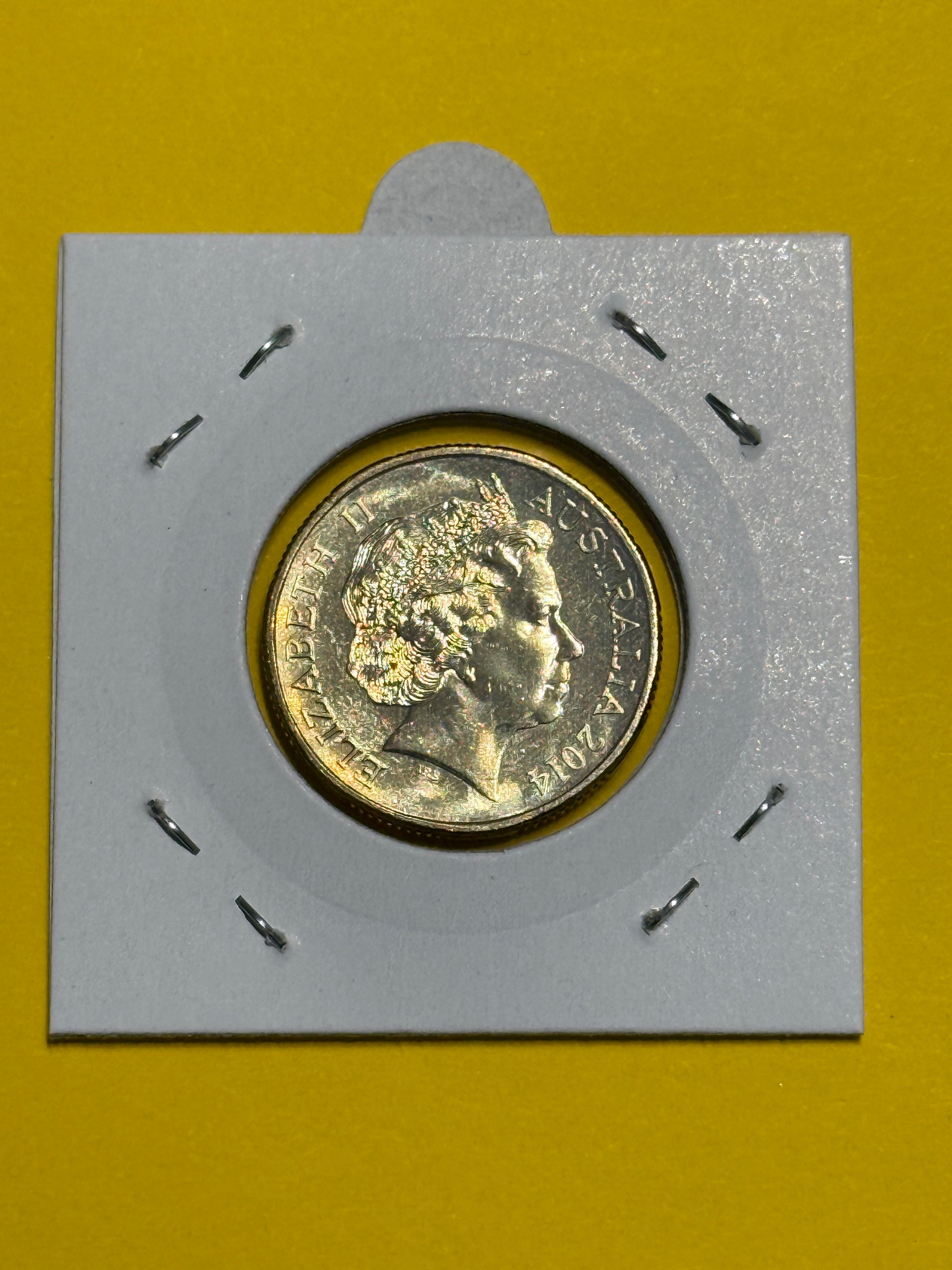 2014 $1 Mob of Roos Coin - Circulated - LOW MINTAGE Year - comes in 2x2 - New Age Numismatics