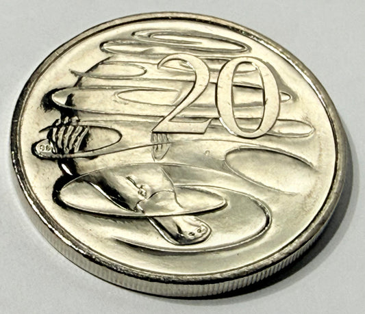 2019 IRB 20 Cent Coin - Uncirculated - 4th Effigy - comes in 2x2