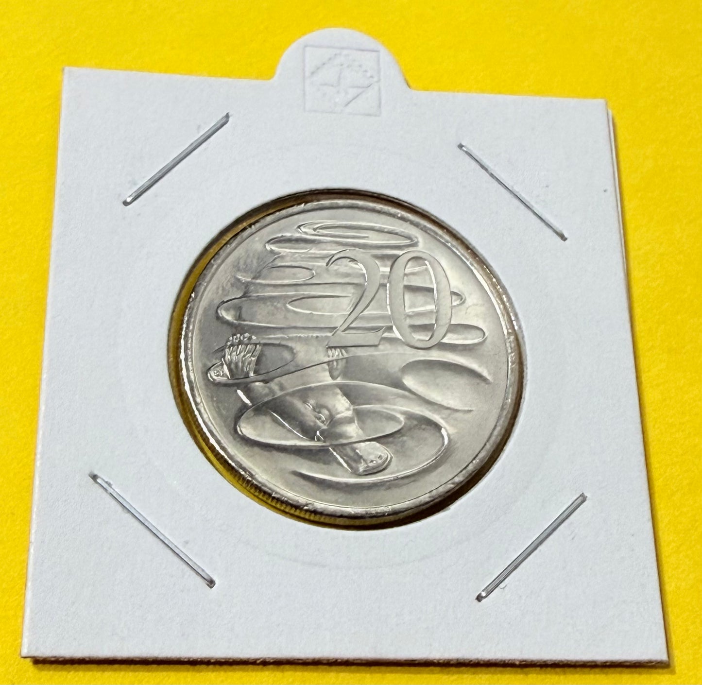 2019 20 Cent Coin  JC - Uncirculated - Low Mintage  2m - comes in 2x2