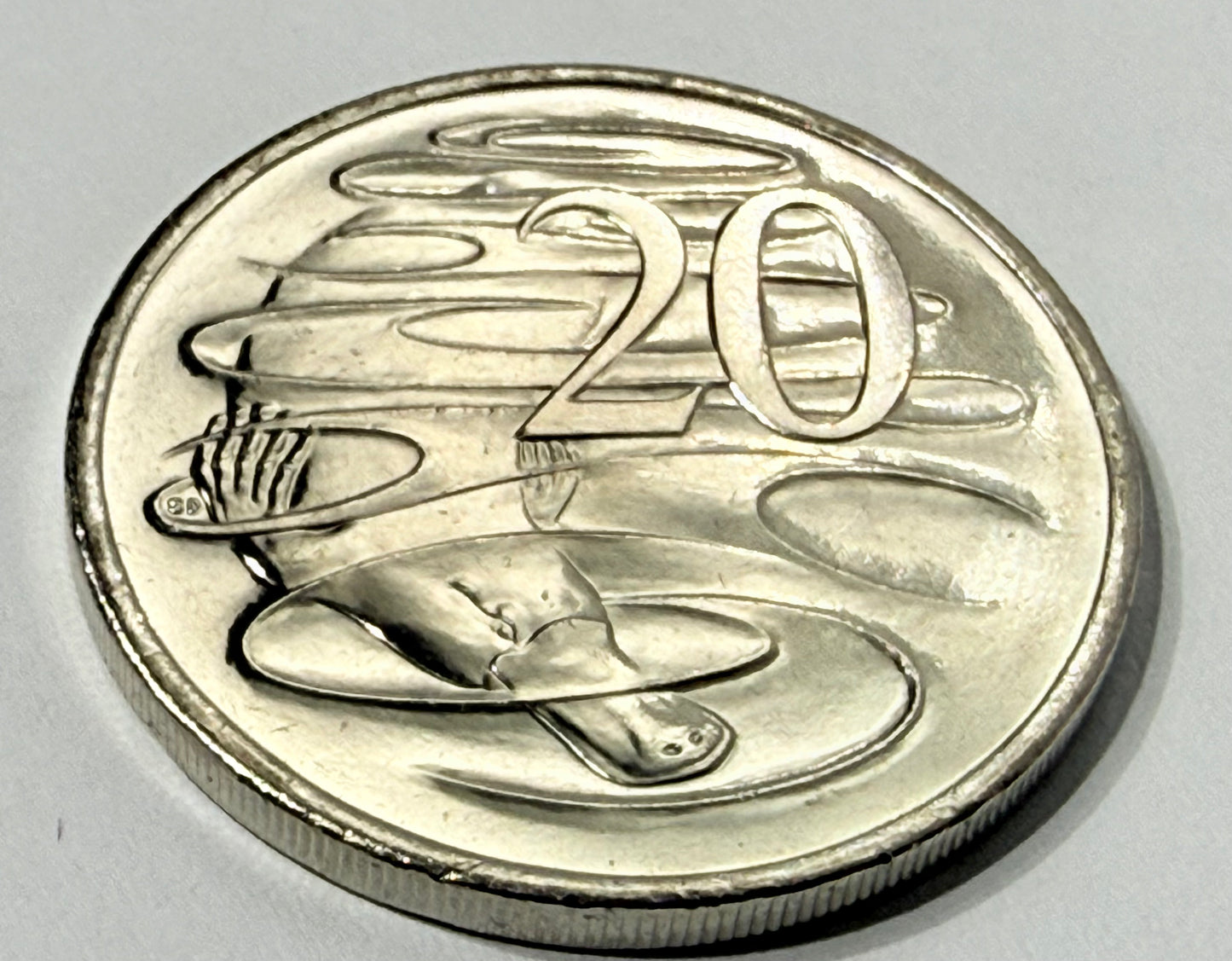 2019 20 Cent Coin  JC - Uncirculated - Low Mintage  2m - comes in 2x2