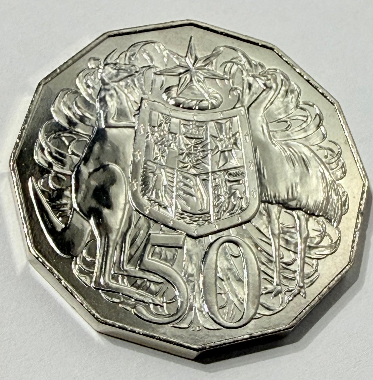 2024 50 Cent Coin - Uncirculated - King Charles Ex Premium Roll - Comes In 2x2