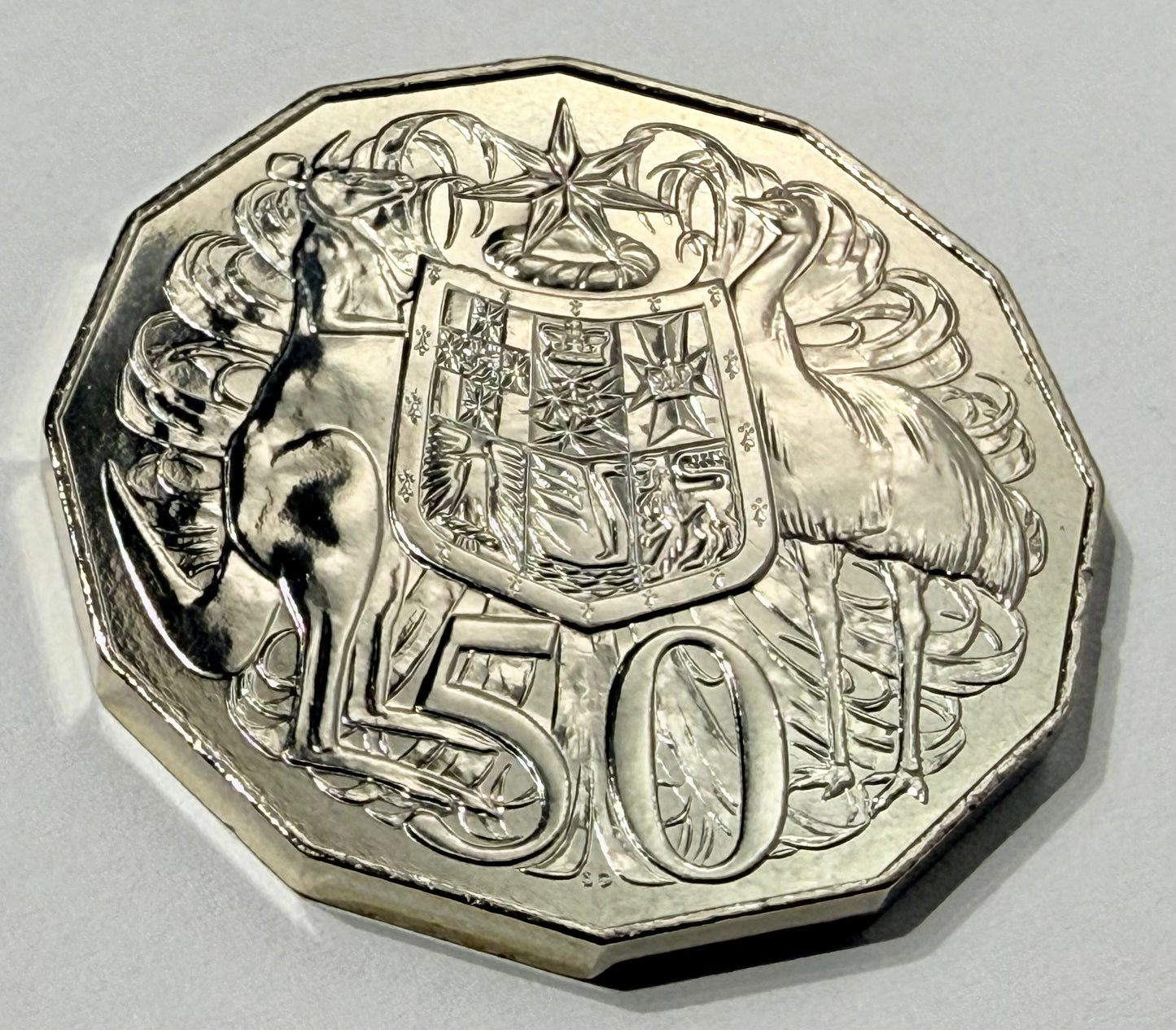 2024 50 Cent Coin - Uncirculated - King Charles Ex Premium Roll - Comes In 2x2