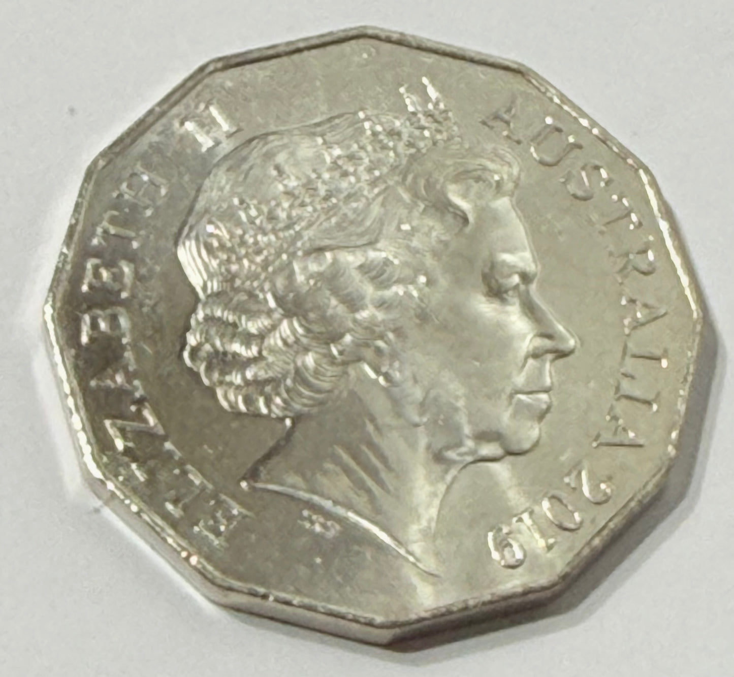 2019 50 Cent Coin - Uncirculated - Indigenous Languages - comes in 2x2