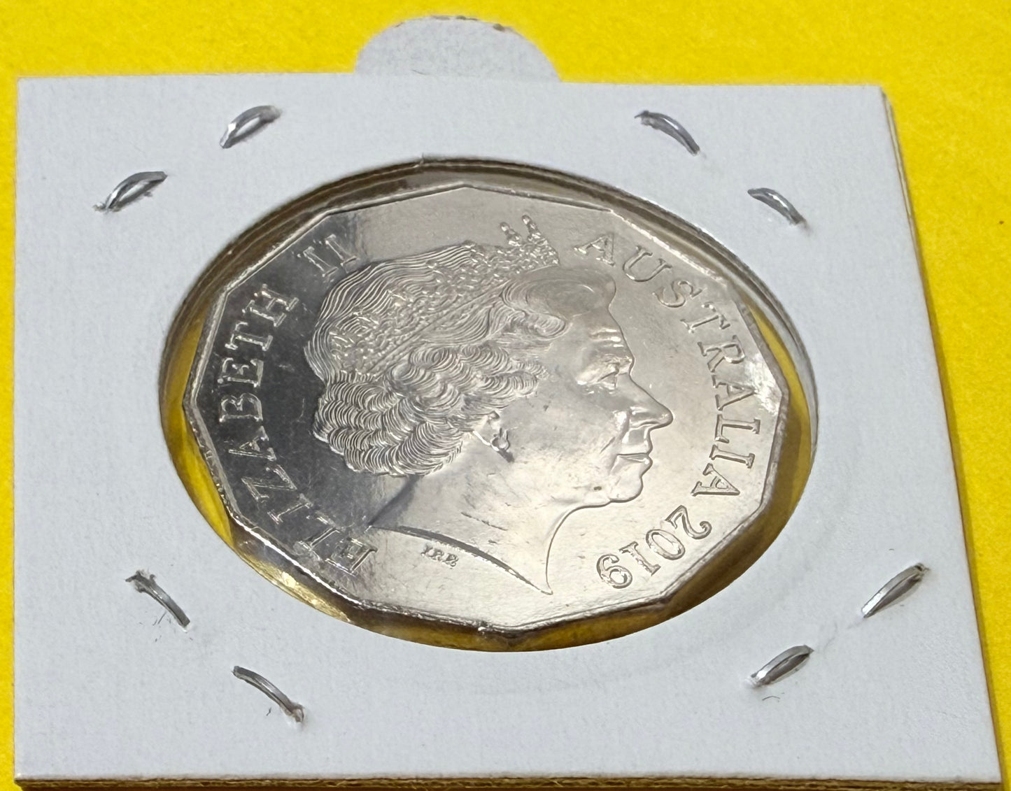 2019 50 Cent Coin - Uncirculated - Indigenous Languages - comes in 2x2